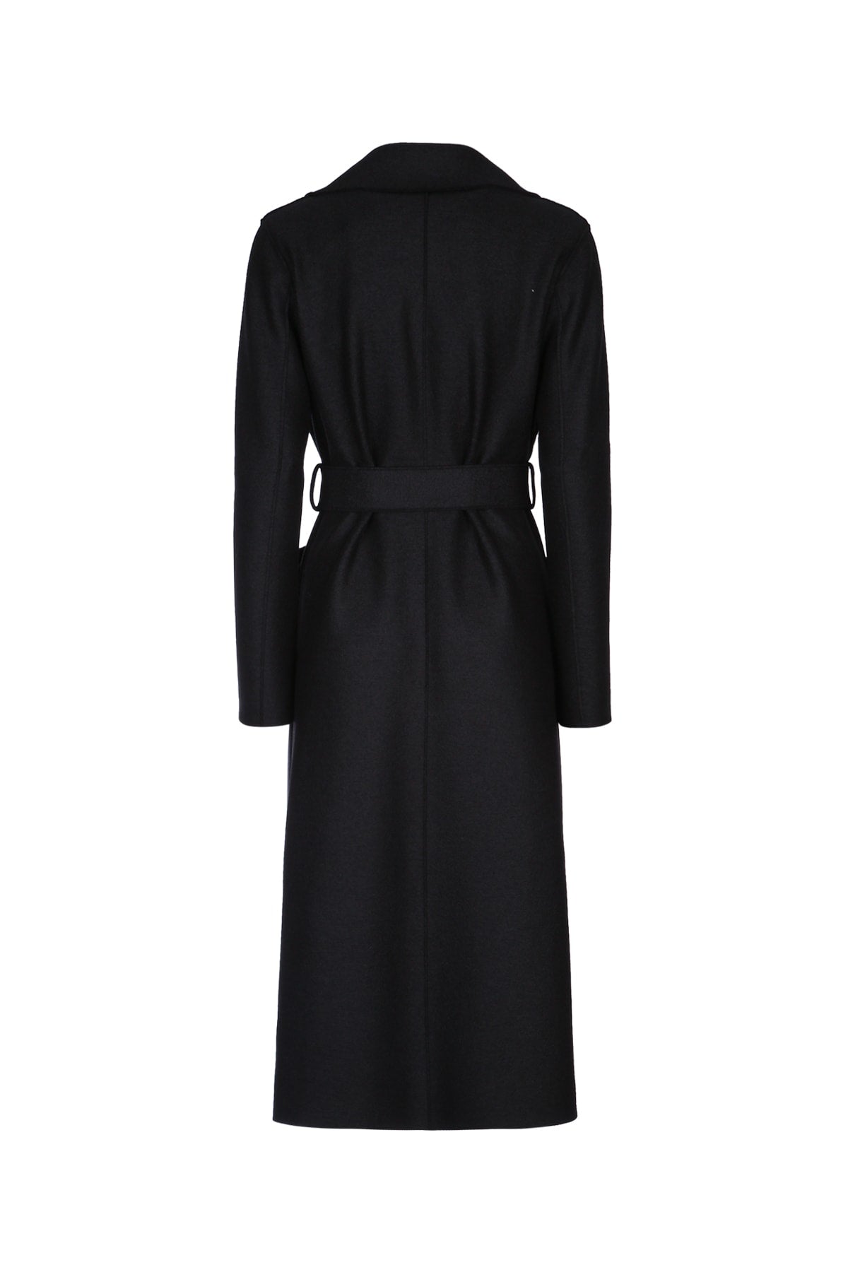 HARRIS WHARF LONDON Women's Long Maxi Jacket in Pressed Wool