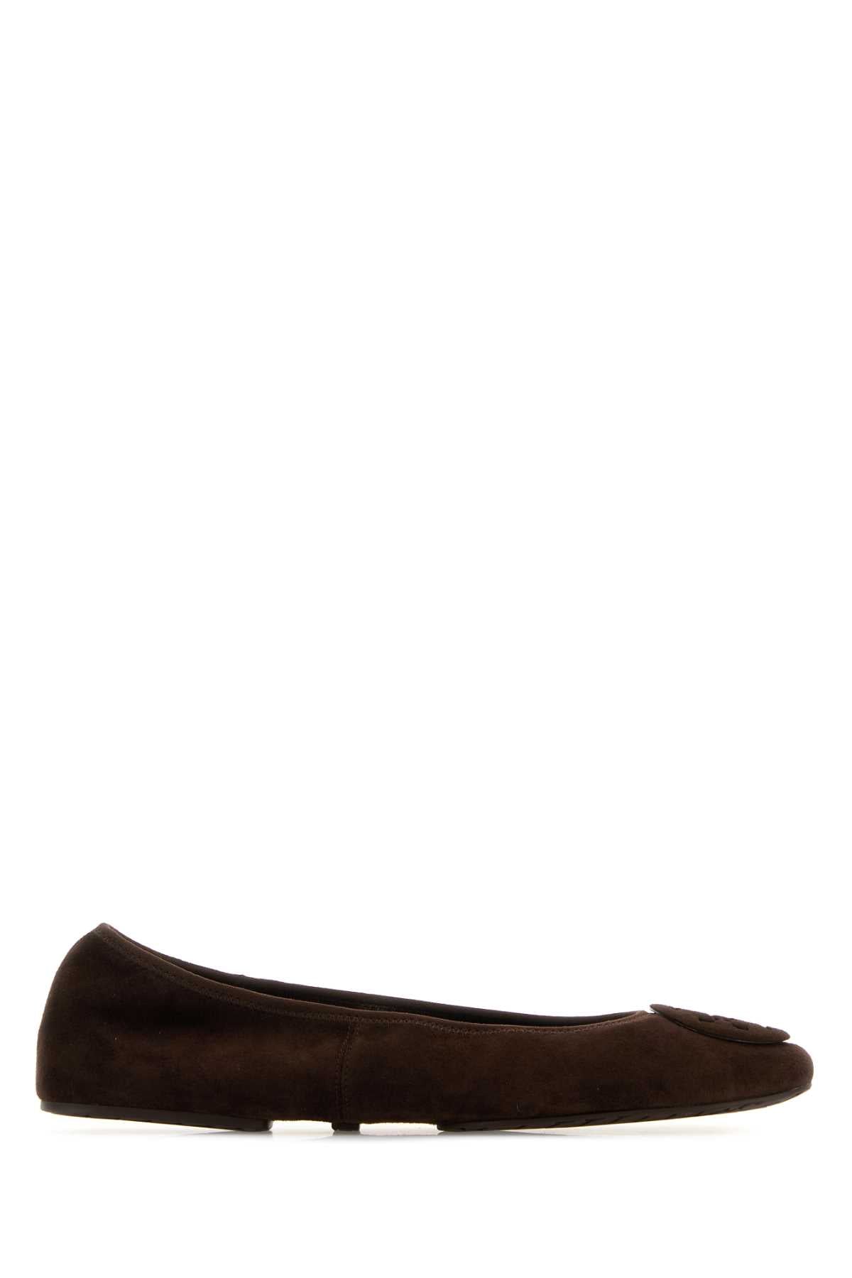 TORY BURCH Suede Mini Ballerina Flats for Women