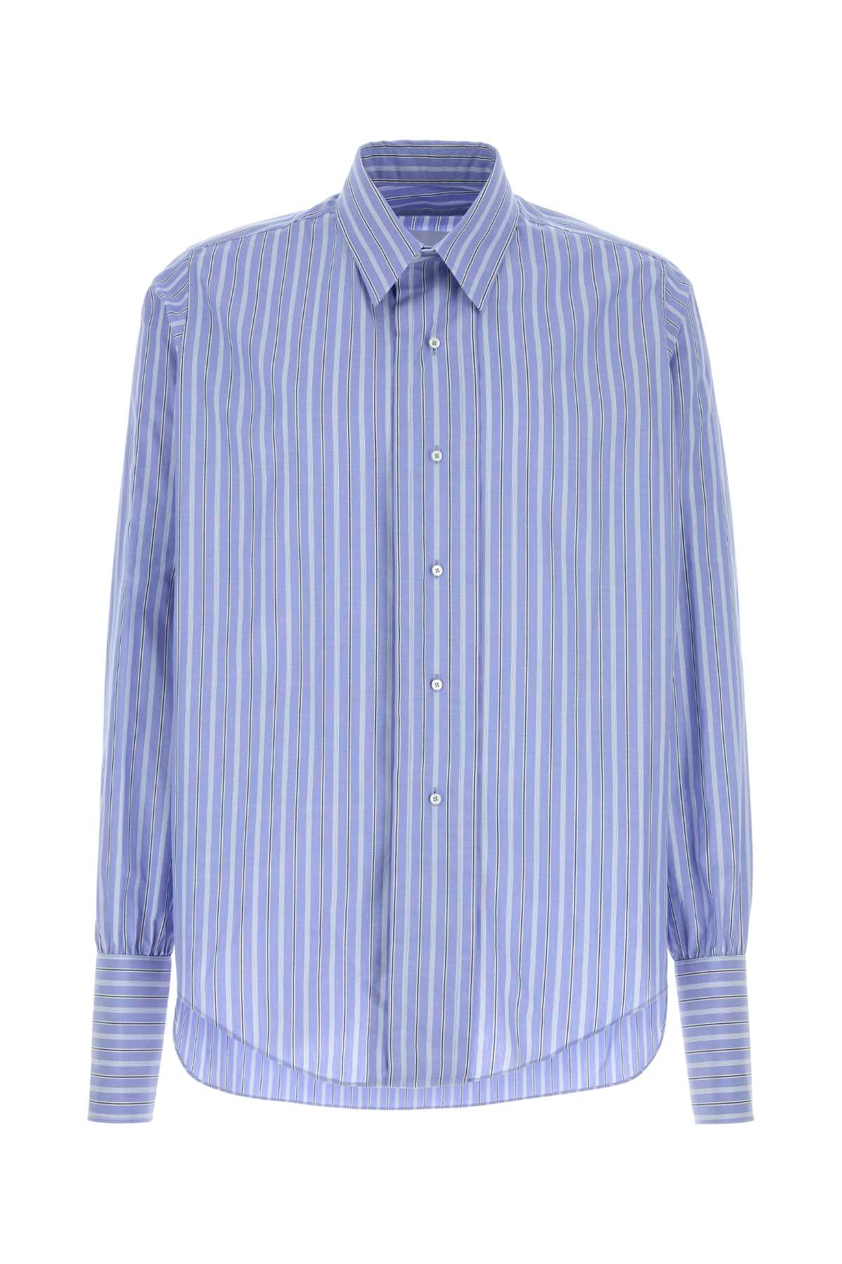 MAISON MARGIELA Oversized Embroidered Poplin Shirt