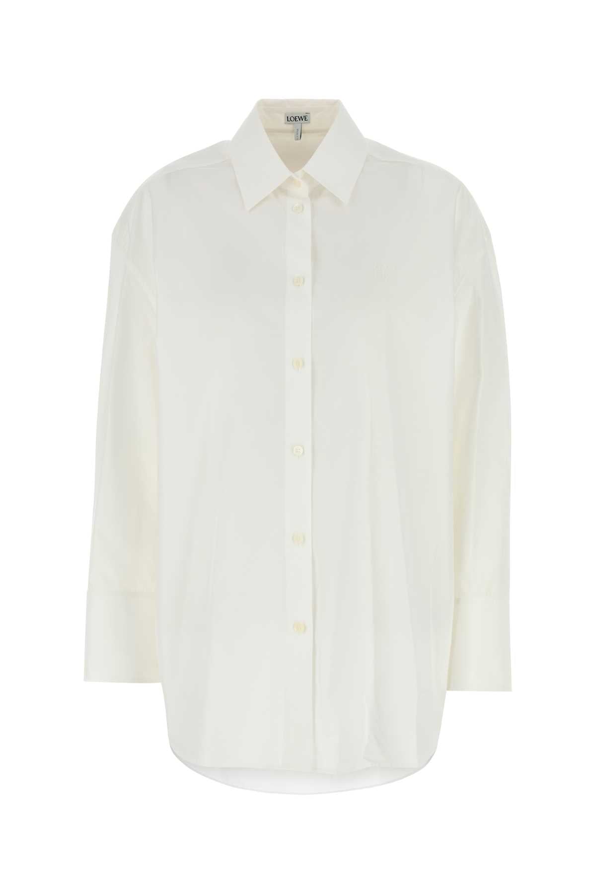 LOEWE Oversized Poplin Shirt for Women - 2025 Collection