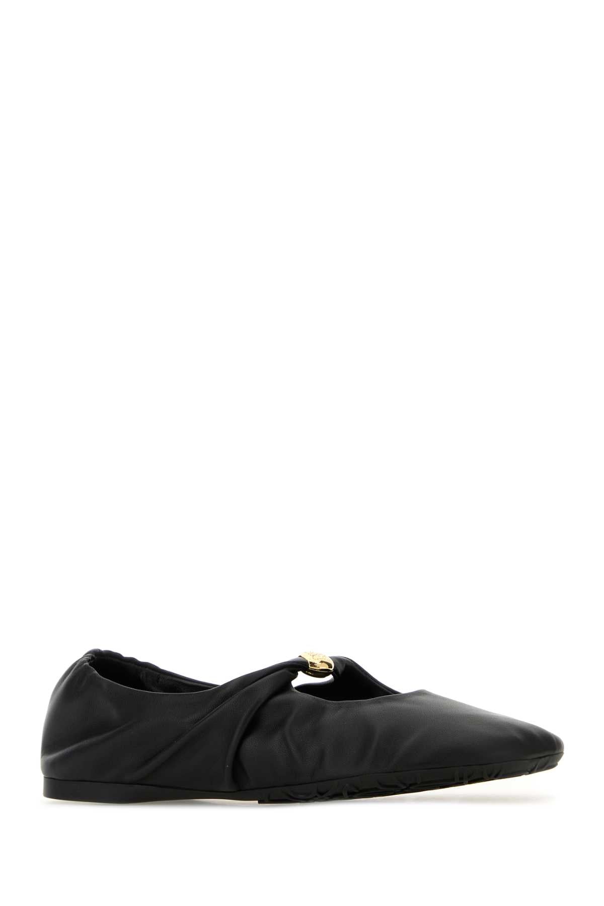 LOEWE Nappa Leather Pebble Ballerinas - 25W