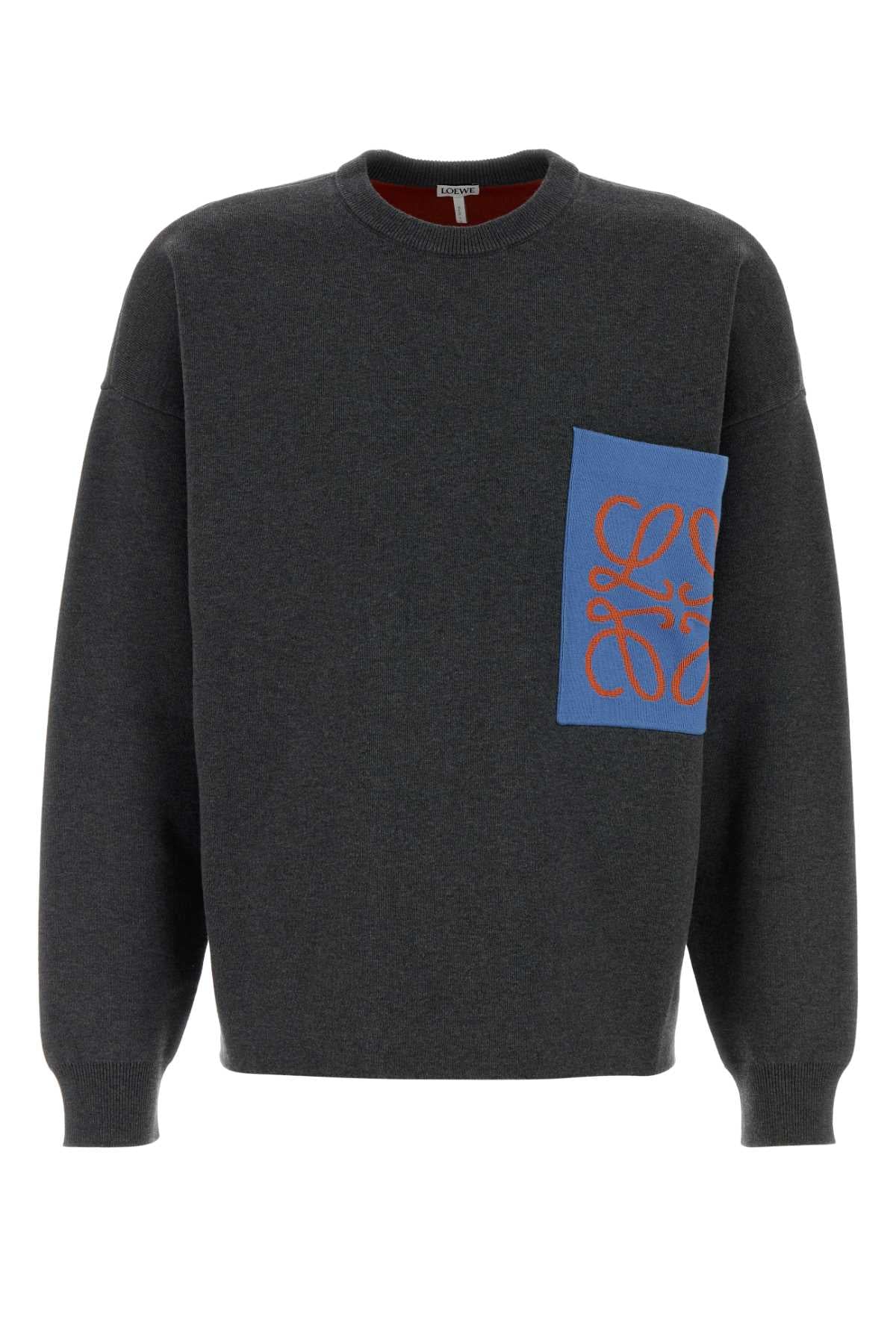 LOEWE Men's Cotton Blend Sweater - Seasonal Style
