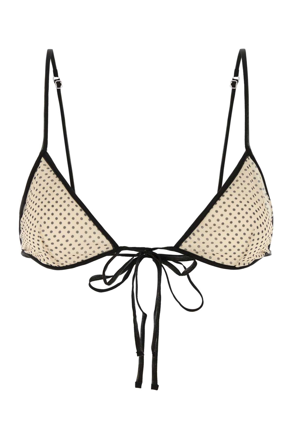 PRADA Fluid Printed Chiffon Bra