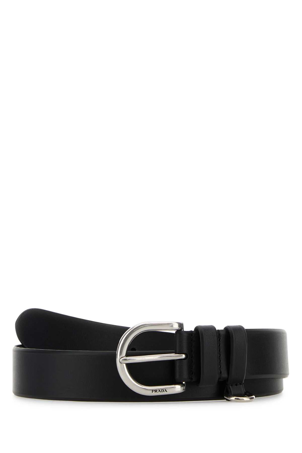 PRADA Elegantly Crafted Leather Belt - 3 cm Height