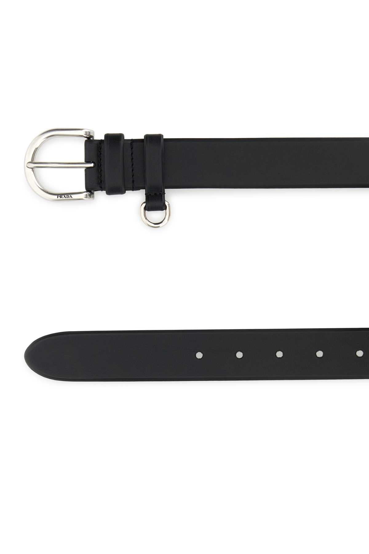 PRADA Elegantly Crafted Leather Belt - 3 cm Height