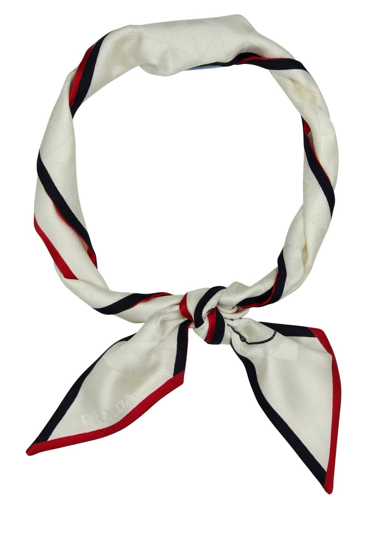 PRADA Silk Foulard Scarf - Classic Elegance for the Modern Woman