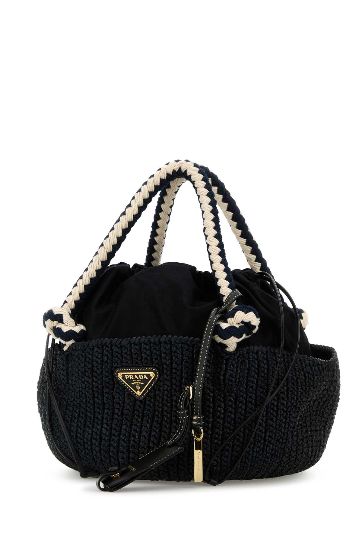 PRADA Mini Raffia Handbag