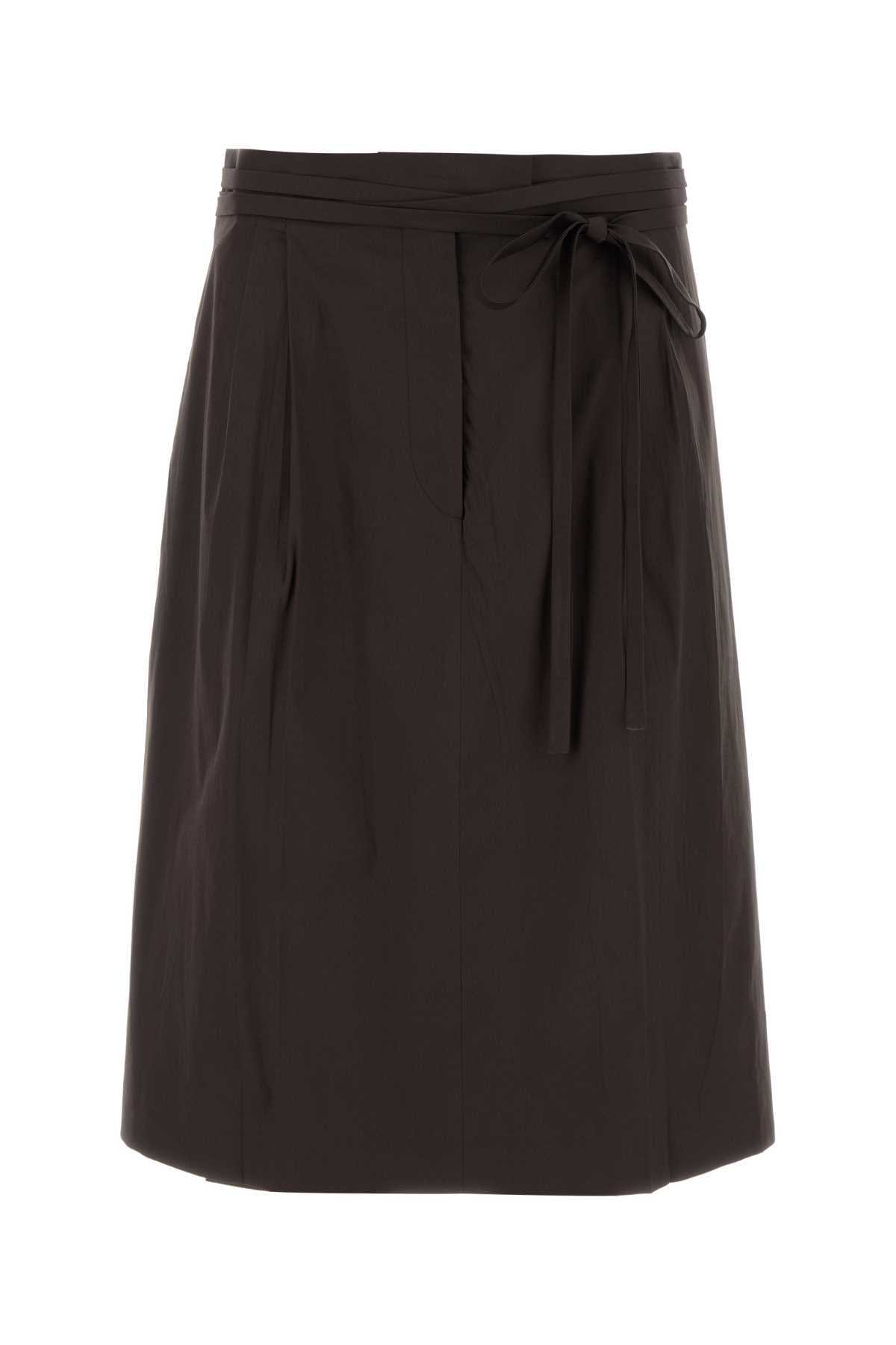 PRADA Stretch Poplin Mini Skirt for Women