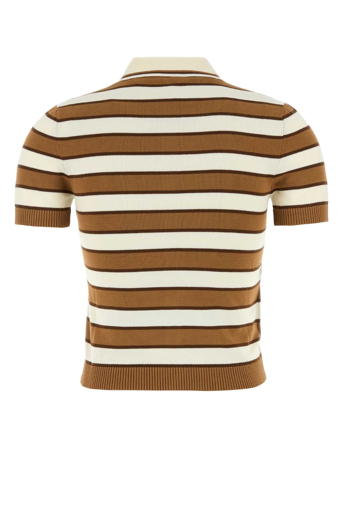 PRADA Embroidered Cotton Cardigan for Women