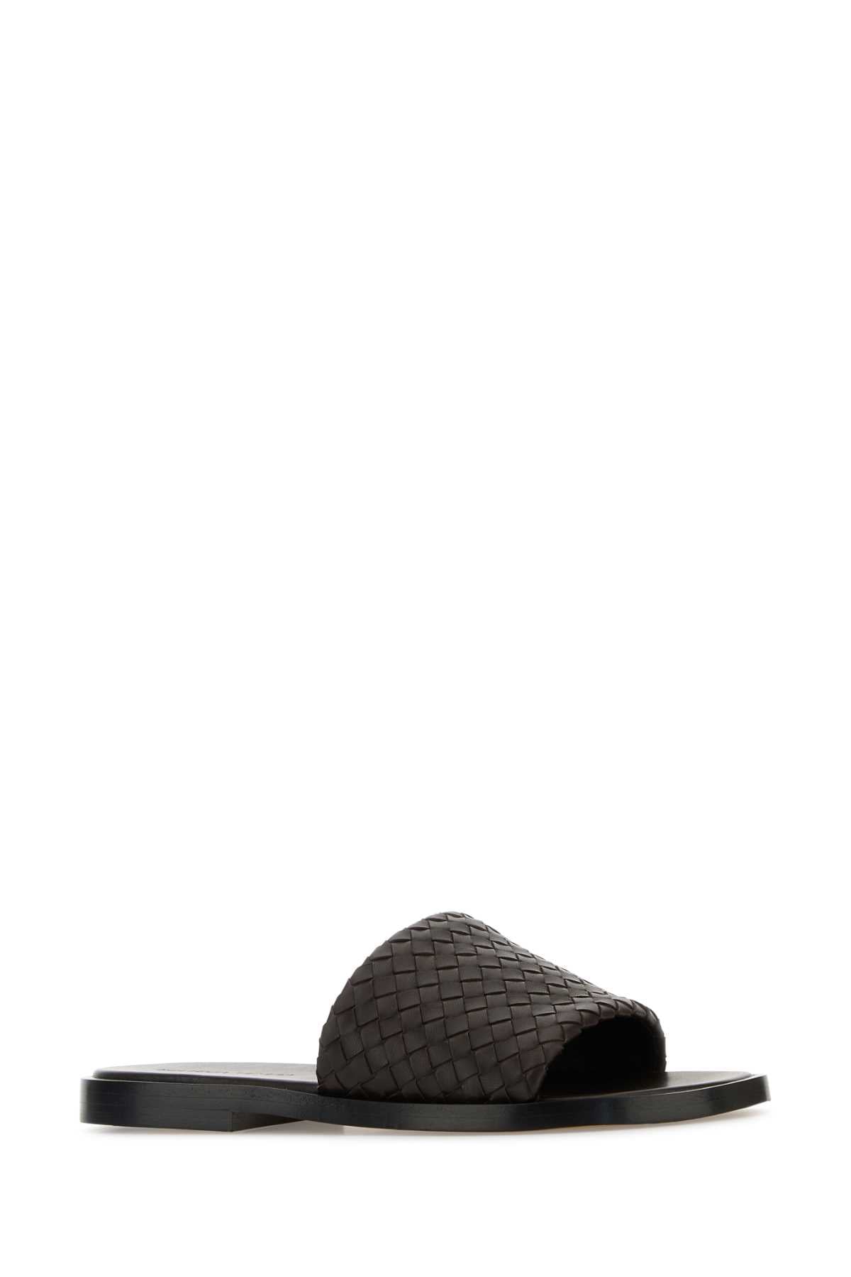 BOTTEGA VENETA Premium Nappa Leather Slippers for Men