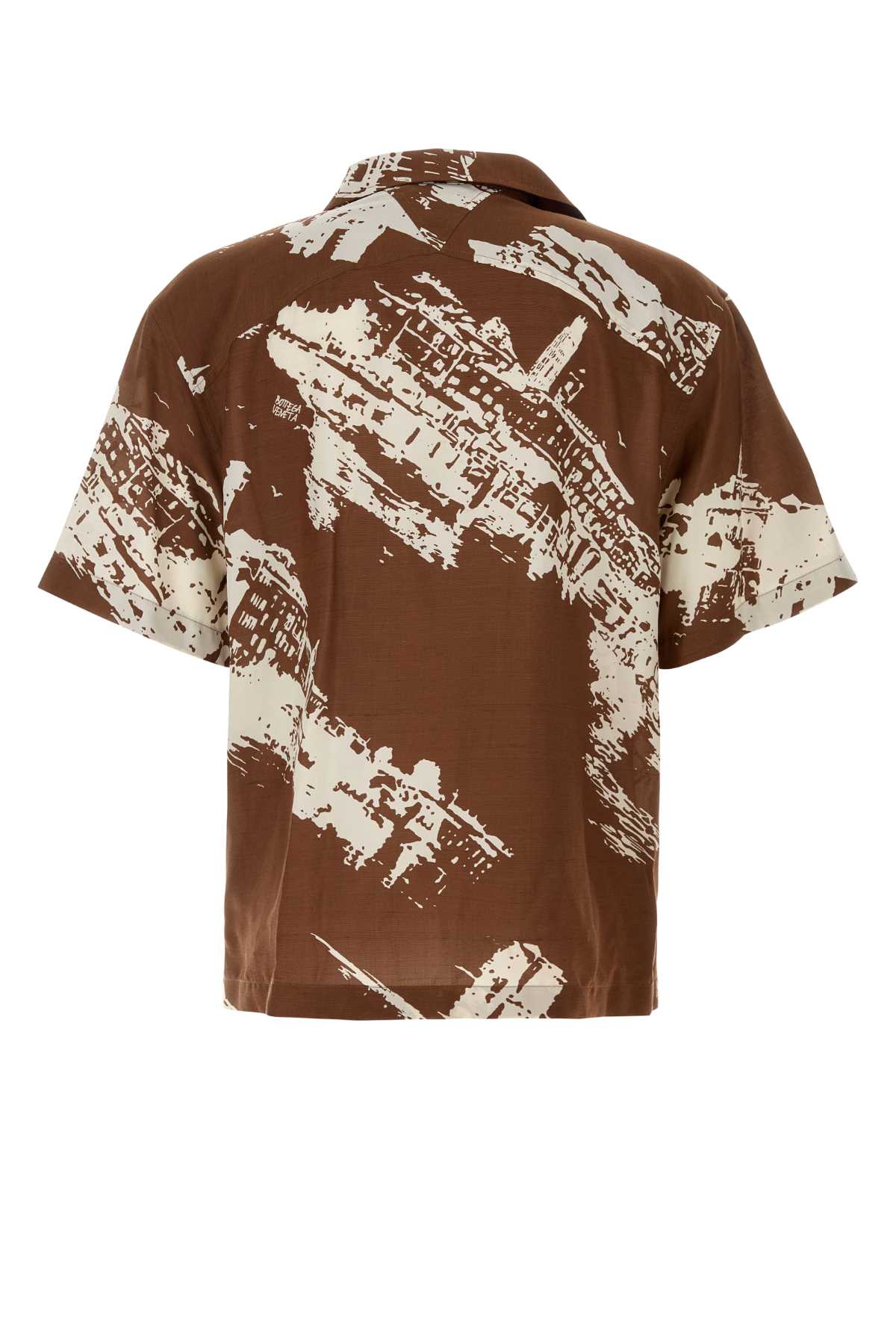 BOTTEGA VENETA Printed Silk Blend Shirt for Men