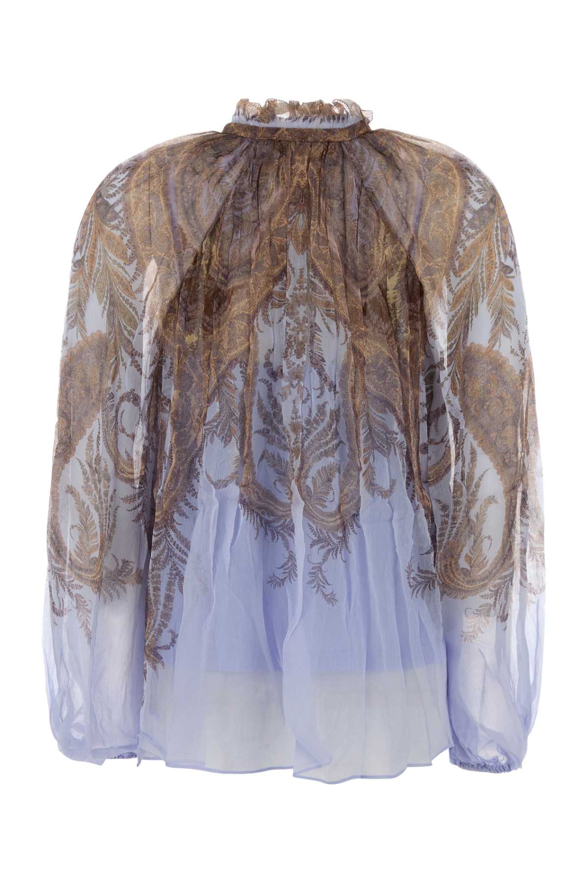 ZIMMERMANN Printed Crepe Hypnotic Blouse - Women's Size