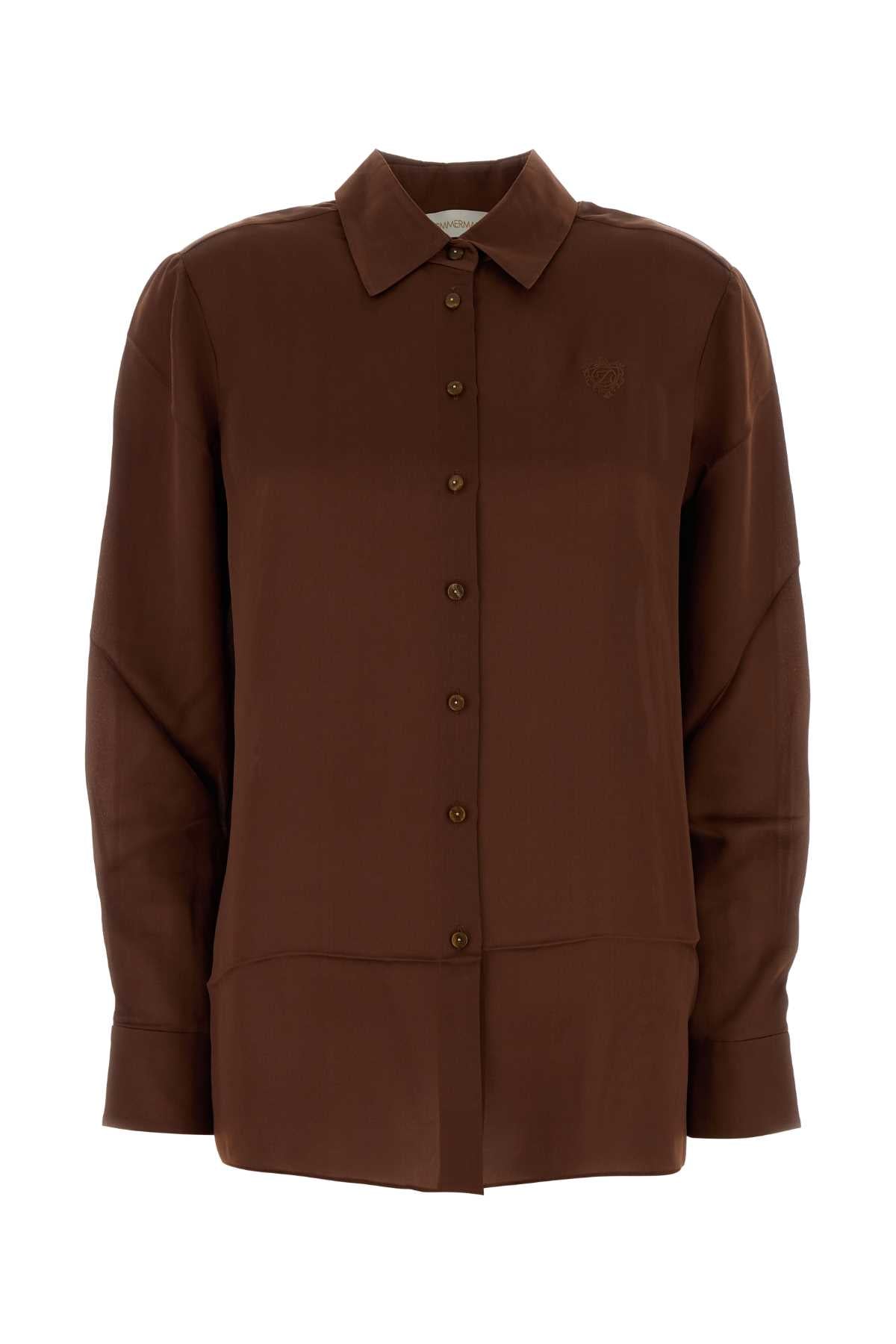 ZIMMERMANN Silk Hypnotic Mini Shirt for Women