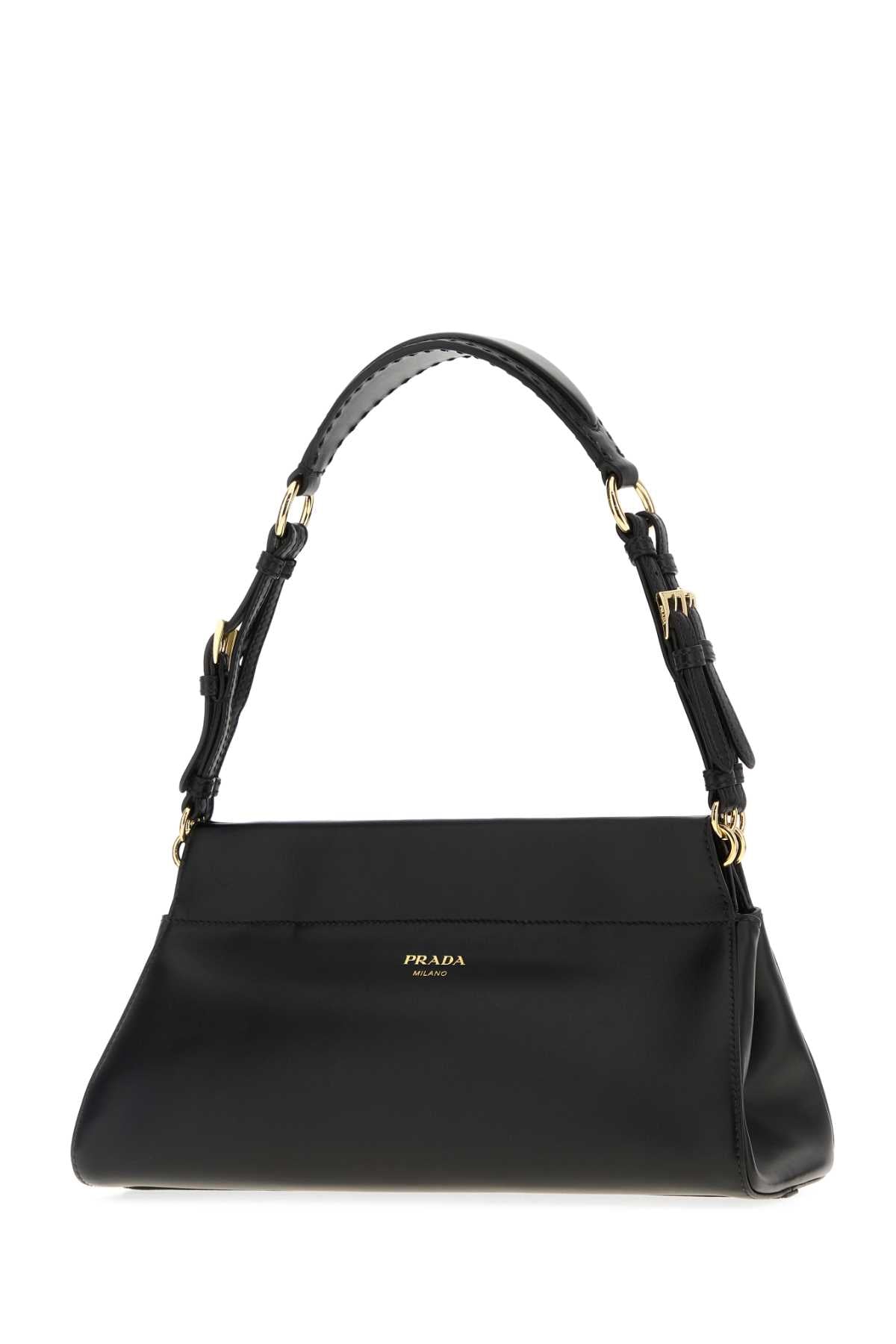 PRADA Medium Leather Shoulder Handbag