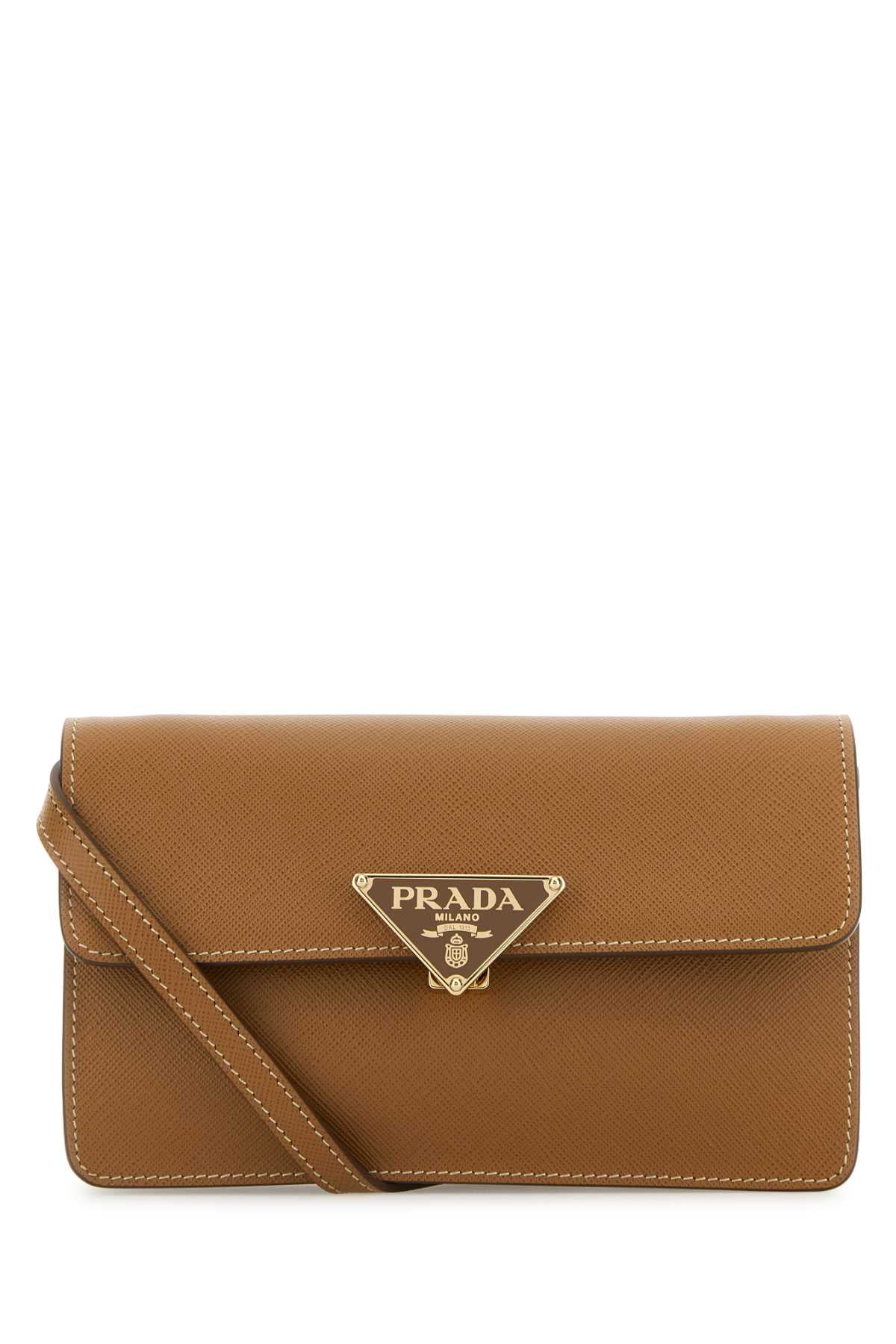 PRADA Mini Leather Crossbody Handbag