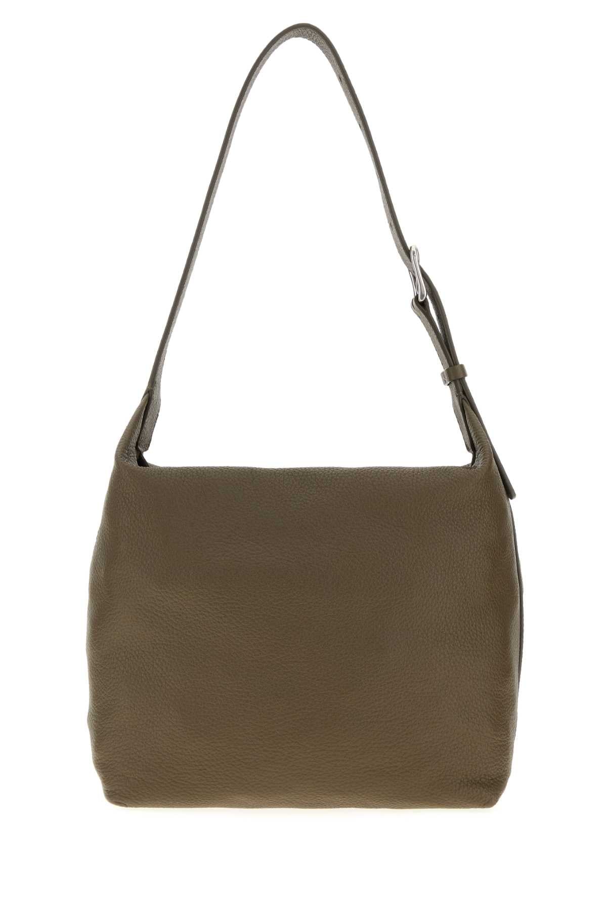 THE ROW Mini Leather Isa Shoulder Handbag - 22cm x 20cm x 12cm