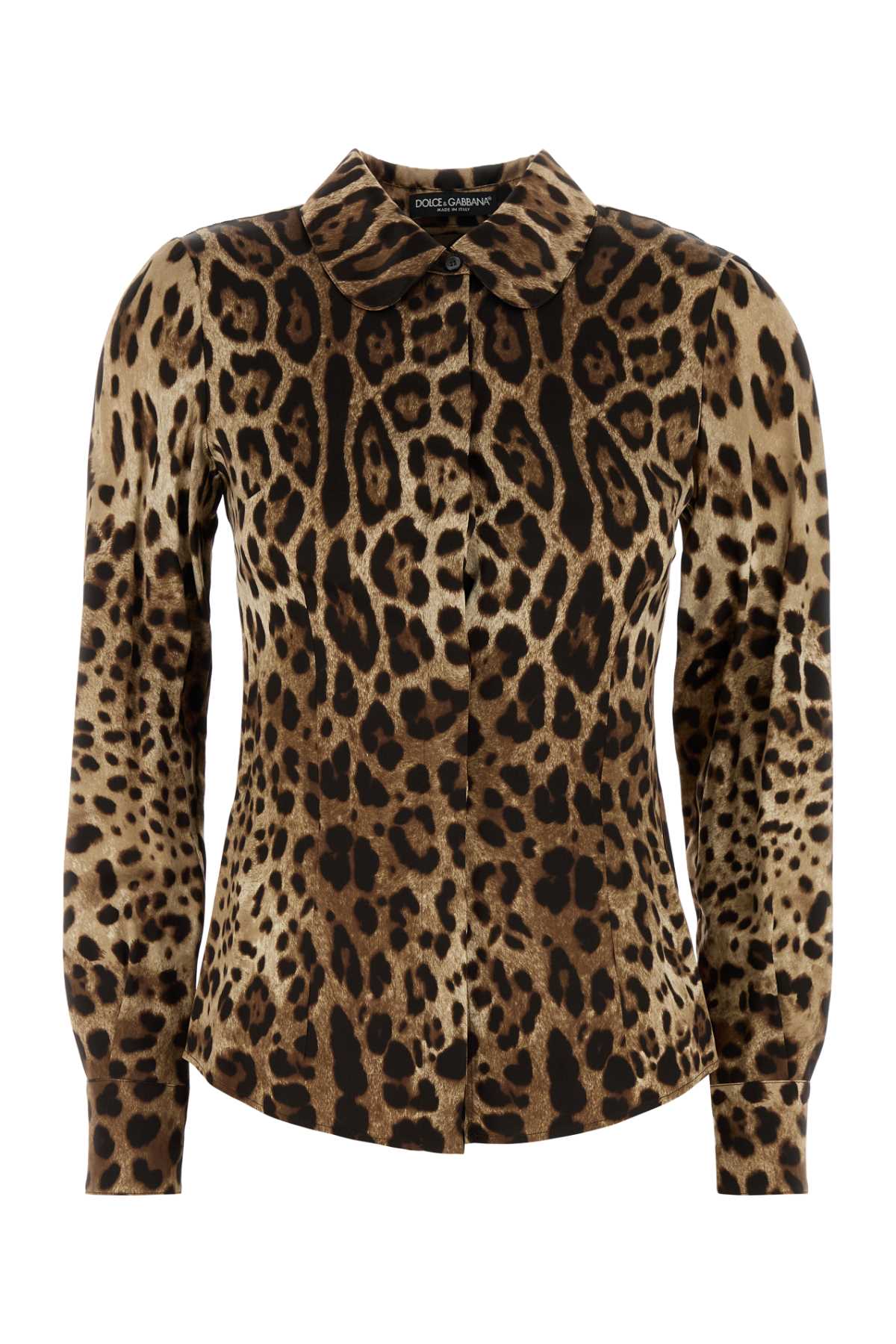 DOLCE & GABBANA Animal Print Satin Shirt for Women