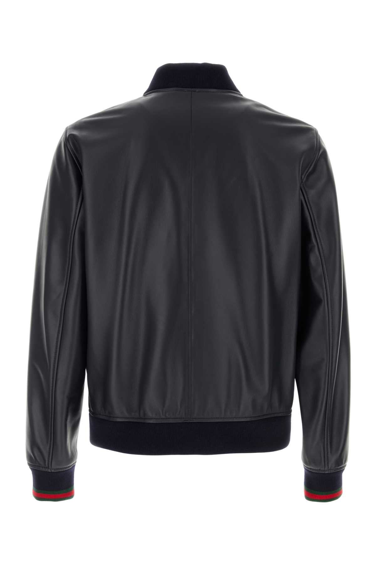 GUCCI Men's Leather Bomber Jacket