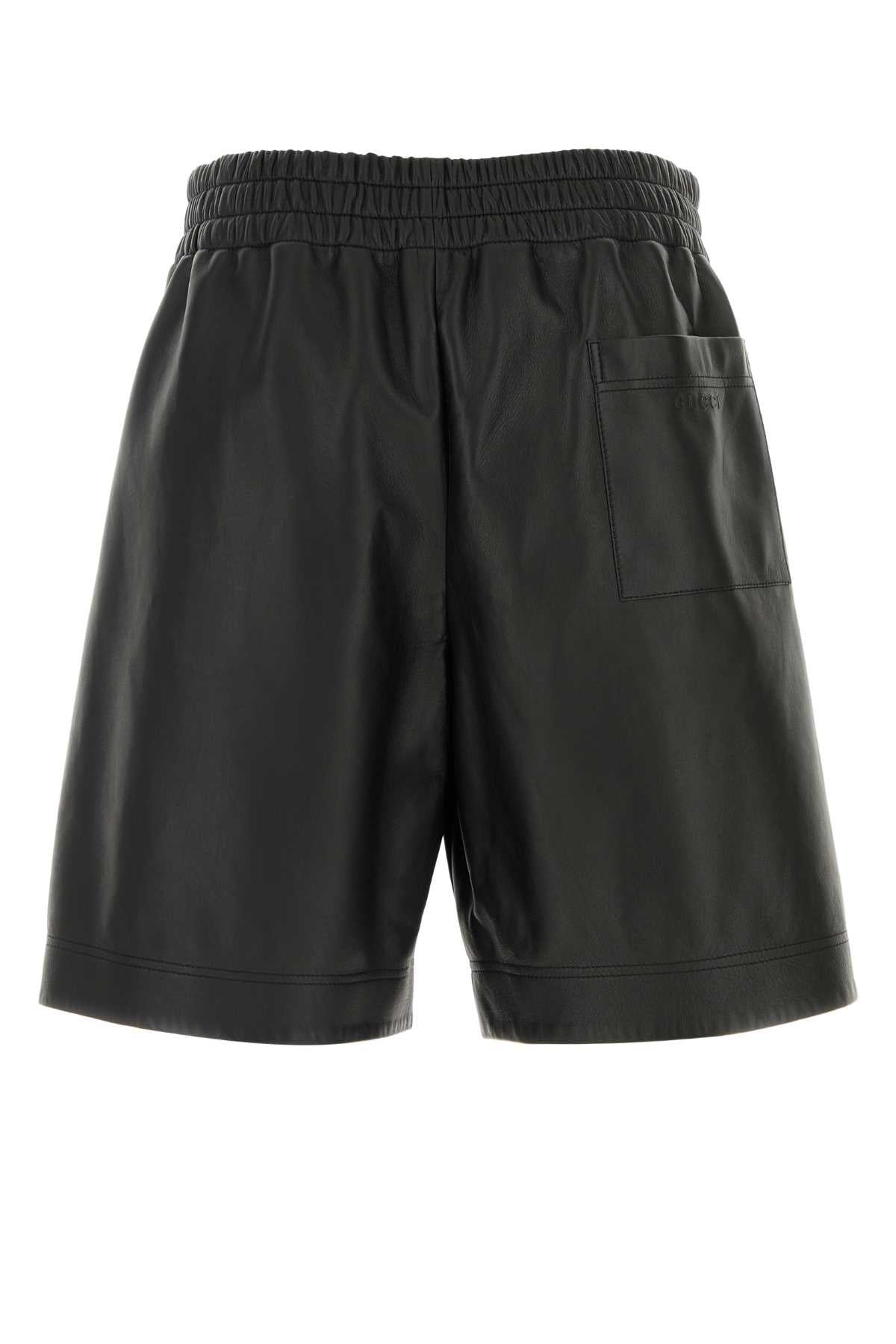 GUCCI Classic Leather Bermuda Shorts for Men - Size Available