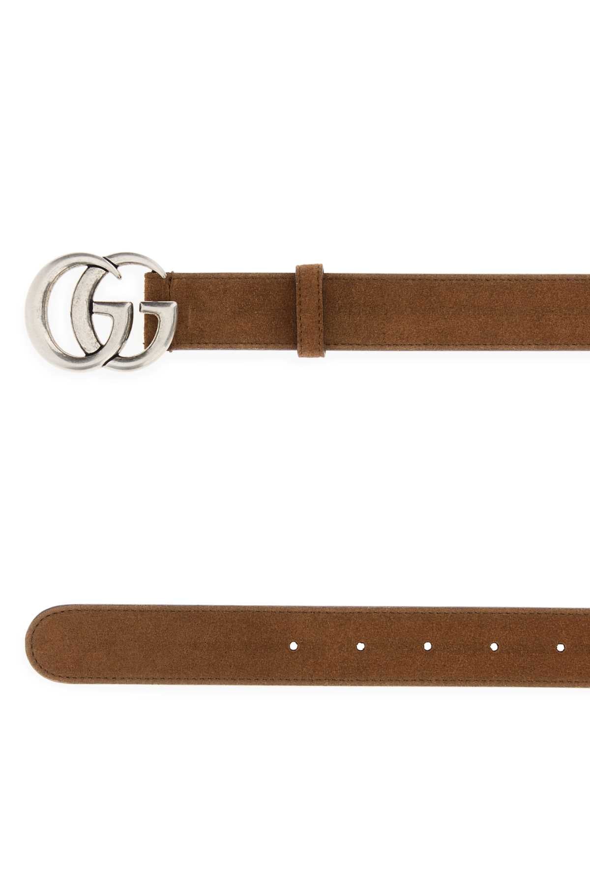 GUCCI Suede Belt - 3 cm Width