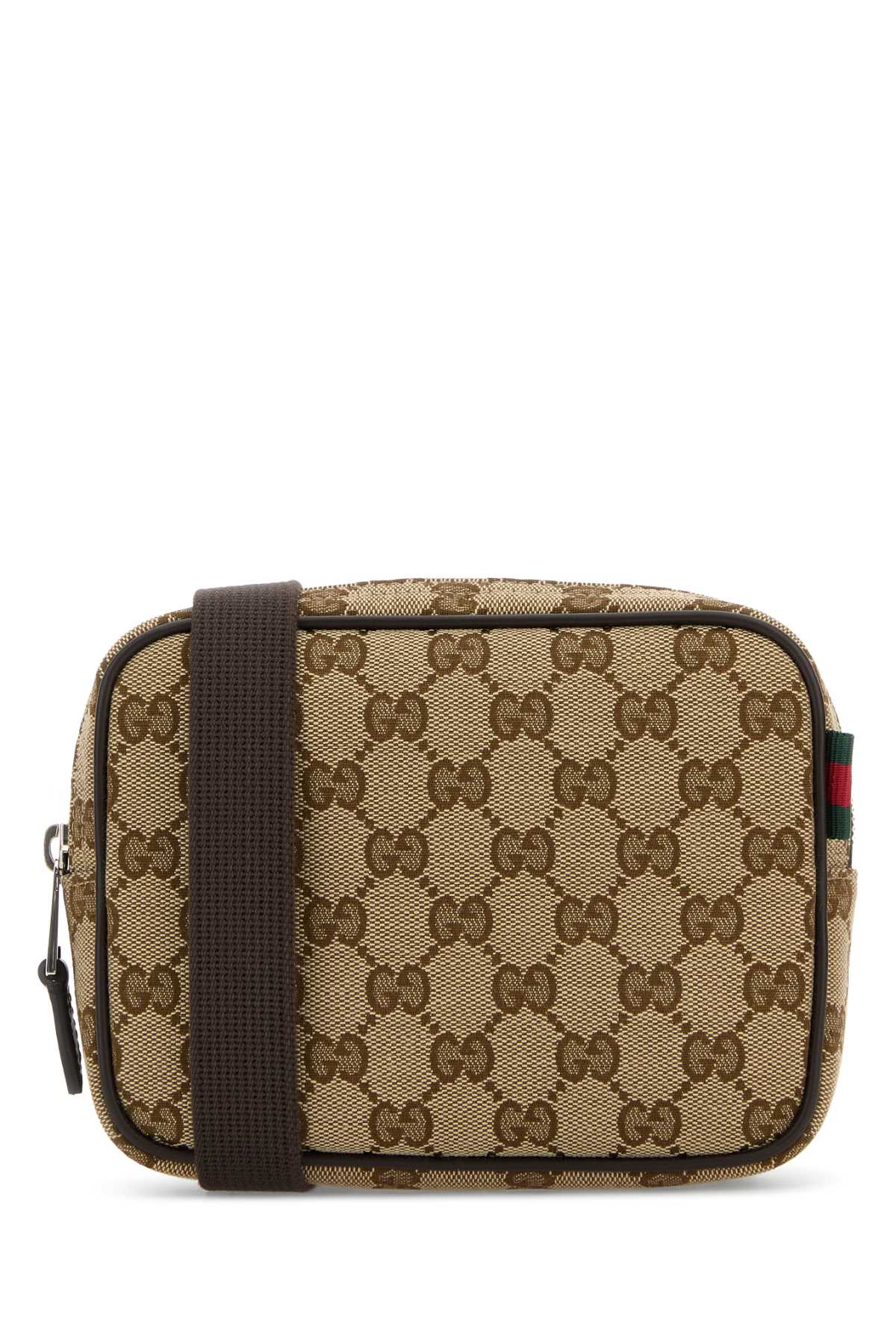 GUCCI Mini GG Fabric Crossbody Handbag