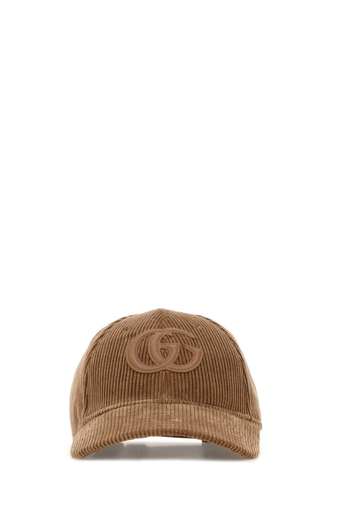GUCCI Corduroy Baseball Cap for Men - FW25 Collection