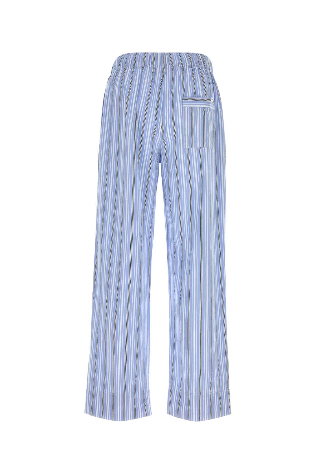 TEKLA Embroidered Poplin Pyjama Pants for Men