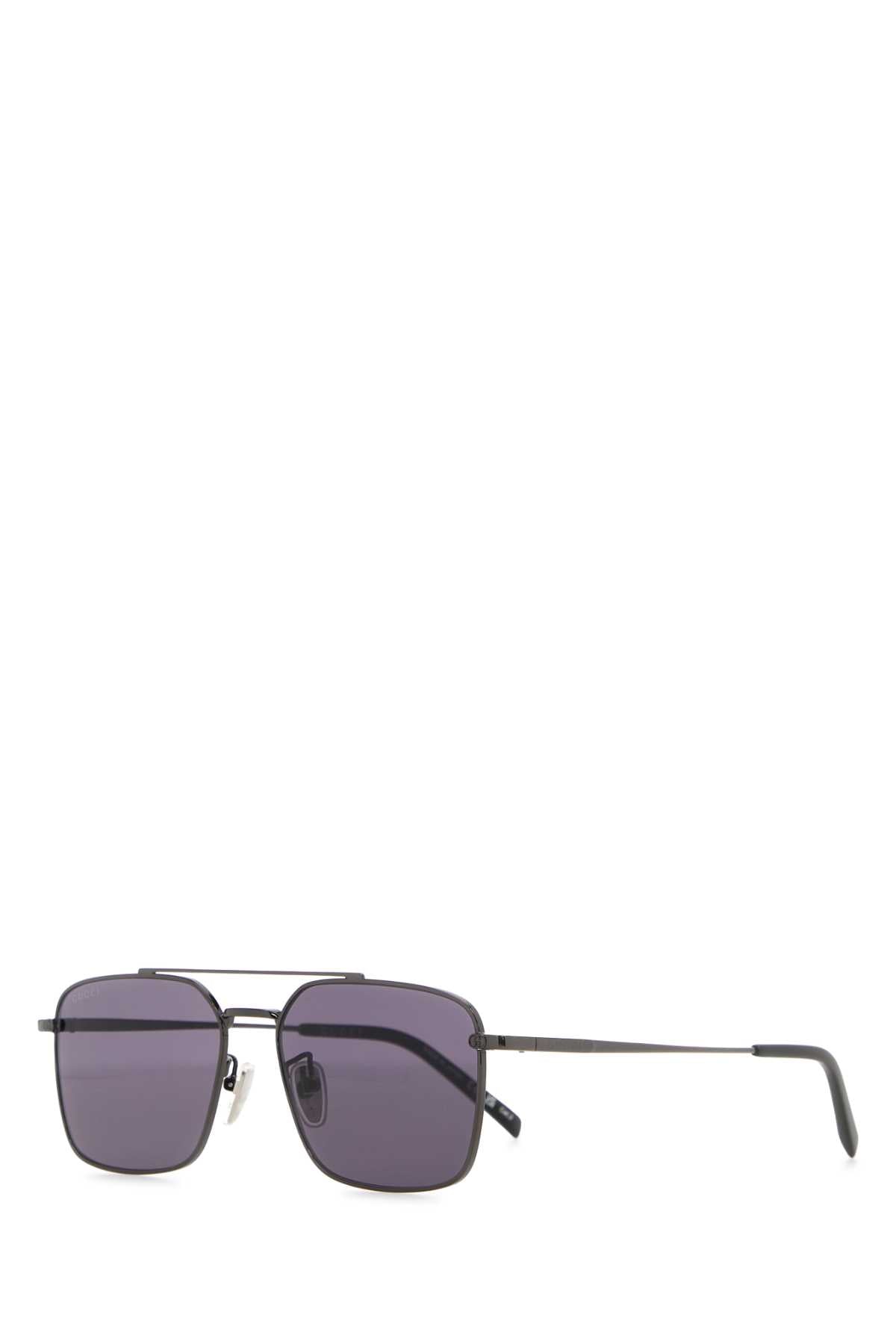 GUCCI Ruthenium Metal Mini Sunglasses for Men