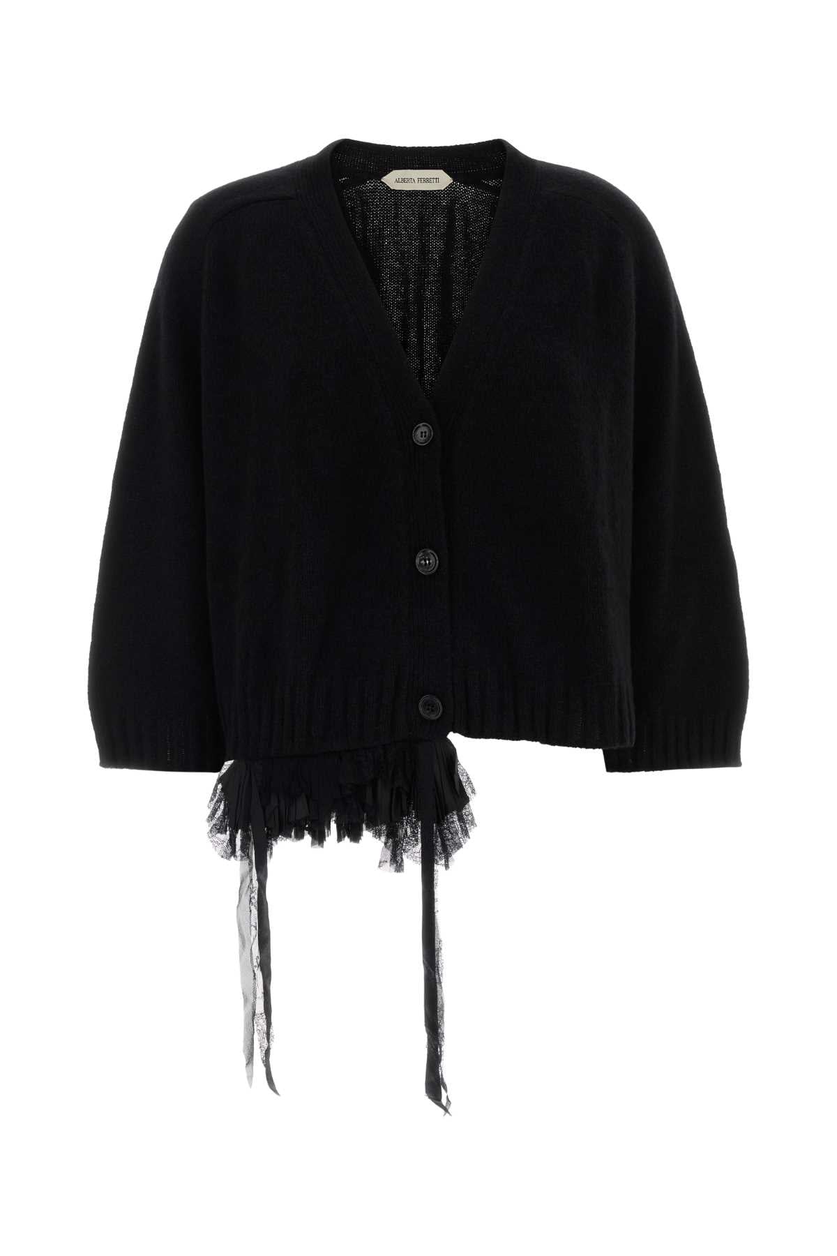 ALBERTA FERRETTI Luxurious Cashmere Blend Cardigan