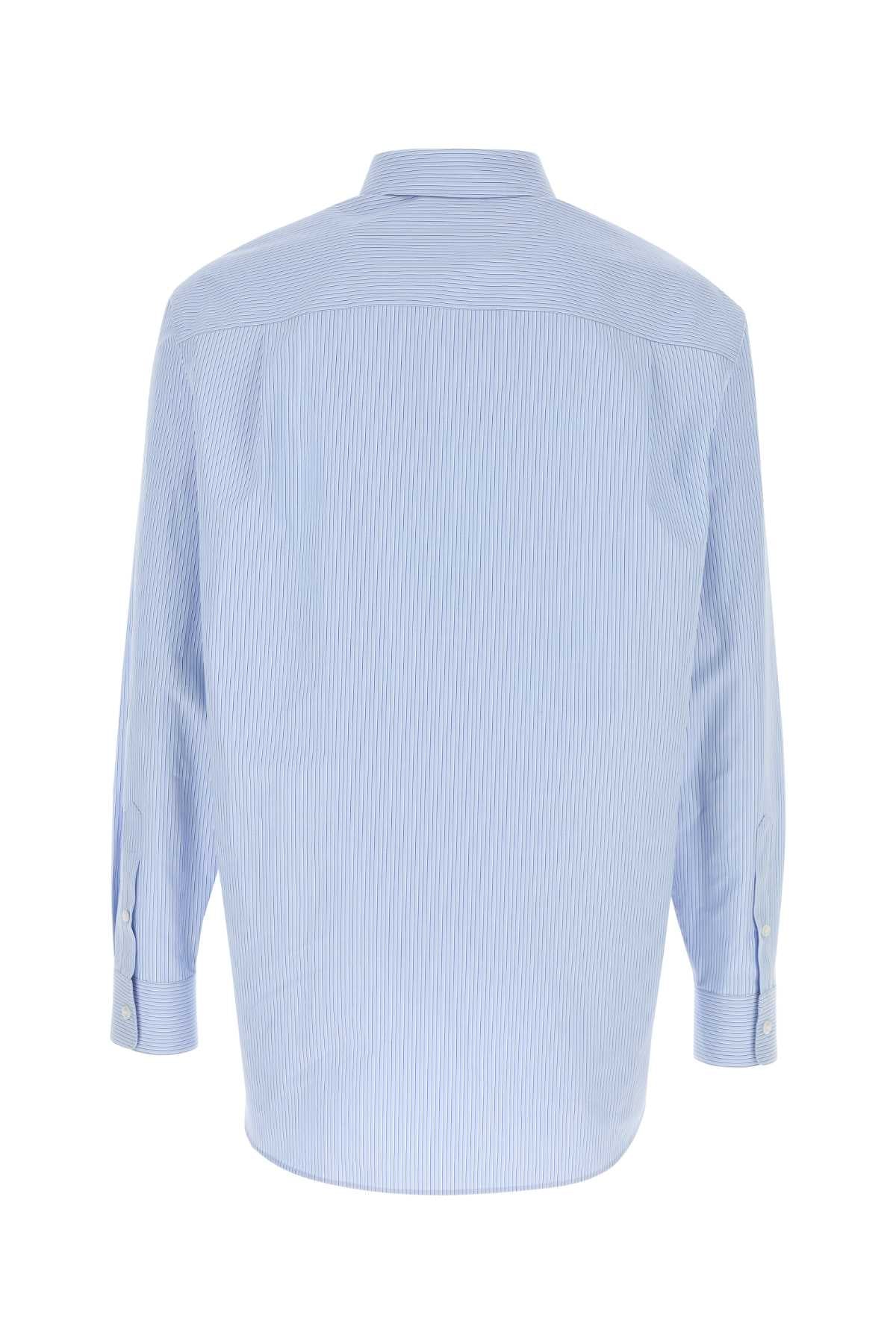 GUCCI Embroidered Poplin and Satin Shirt for Men