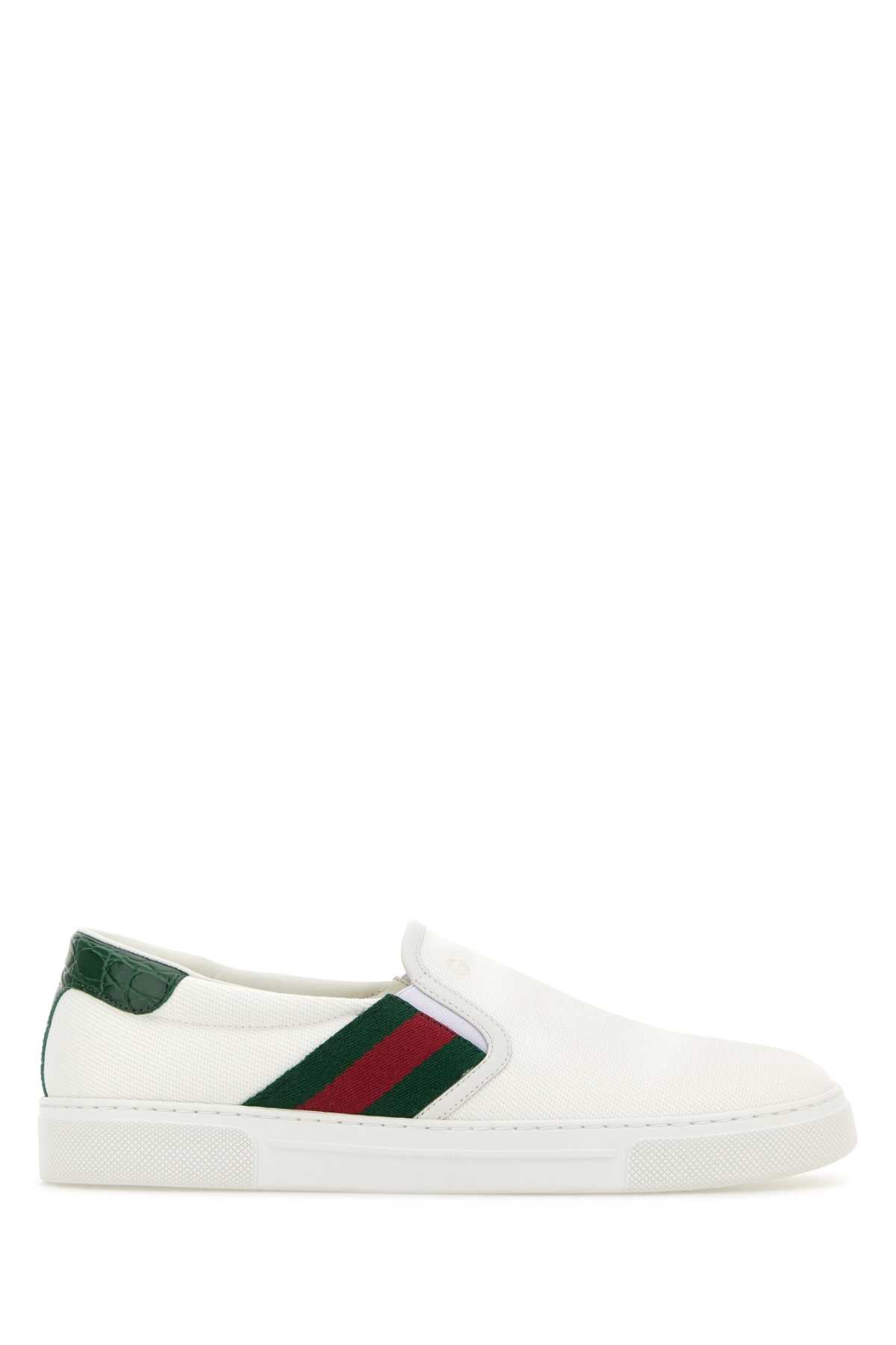 GUCCI Men's Canvas Ace Slip-Ons - Fall/Winter 2025