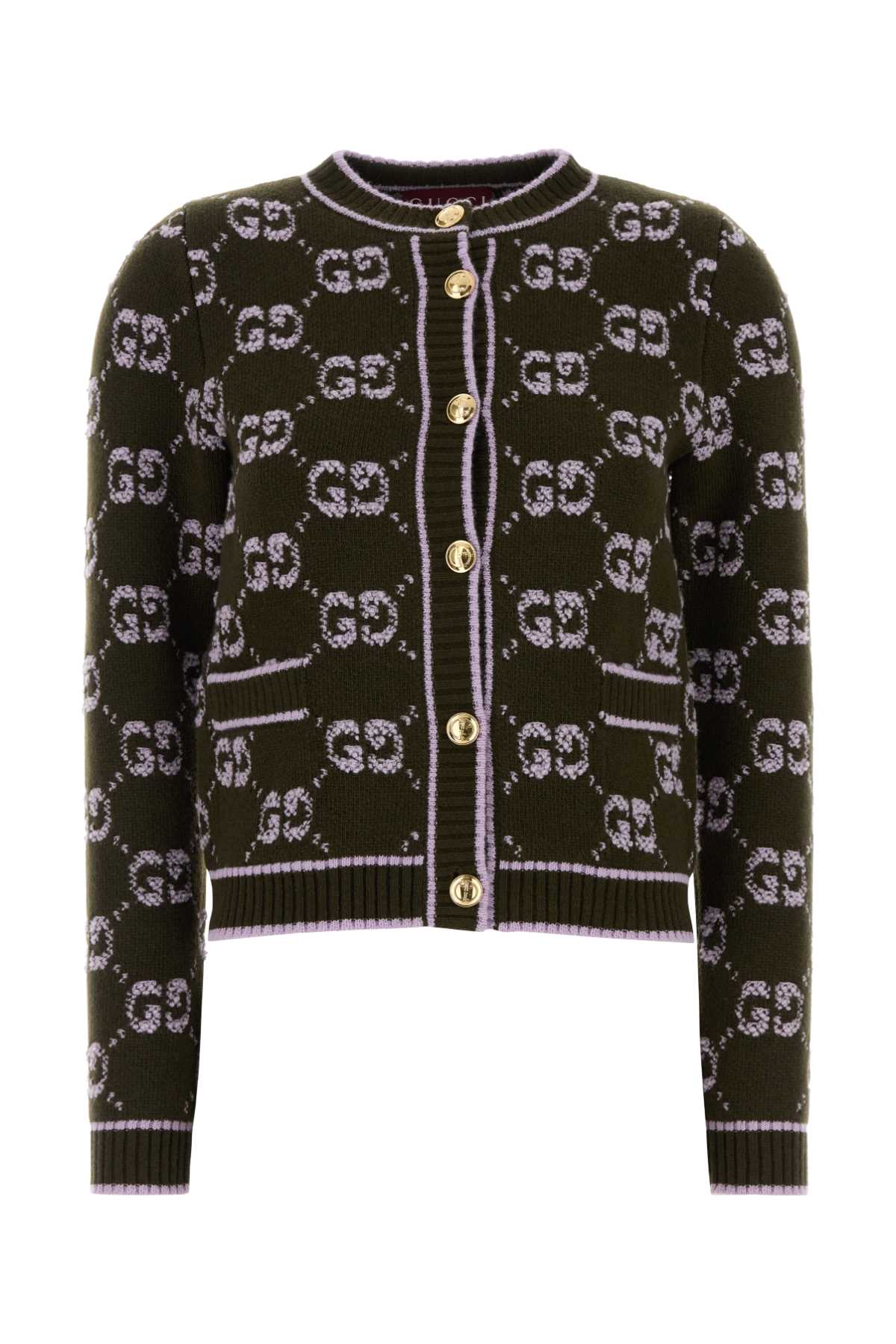 GUCCI Embroidered Wool Cardigan - Women’s Fashion Essential
