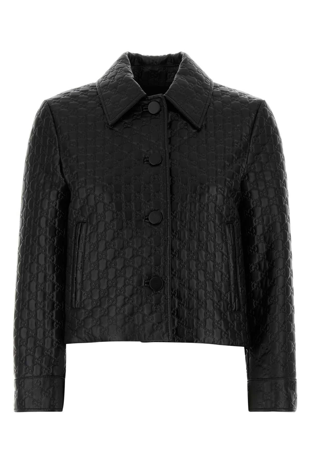 GUCCI Classic Leather Jacket for Women