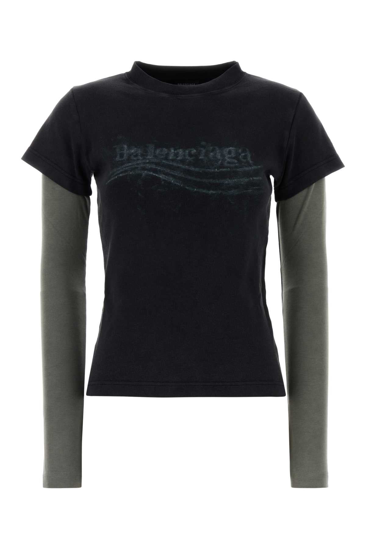 BALENCIAGA Elevated Cotton T-Shirt - Mini Fit for Women