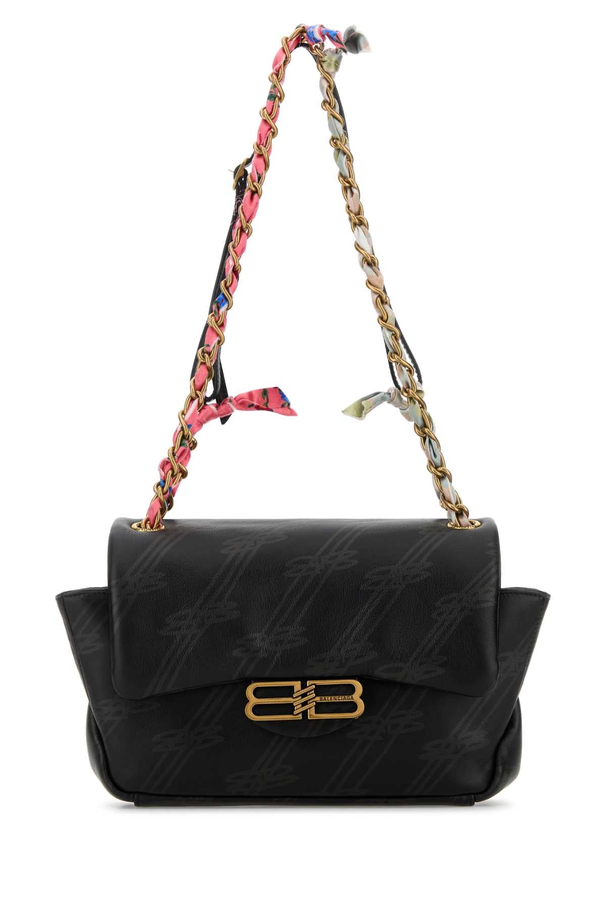 BALENCIAGA Mini Printed Leather Darling Shoulder Handbag