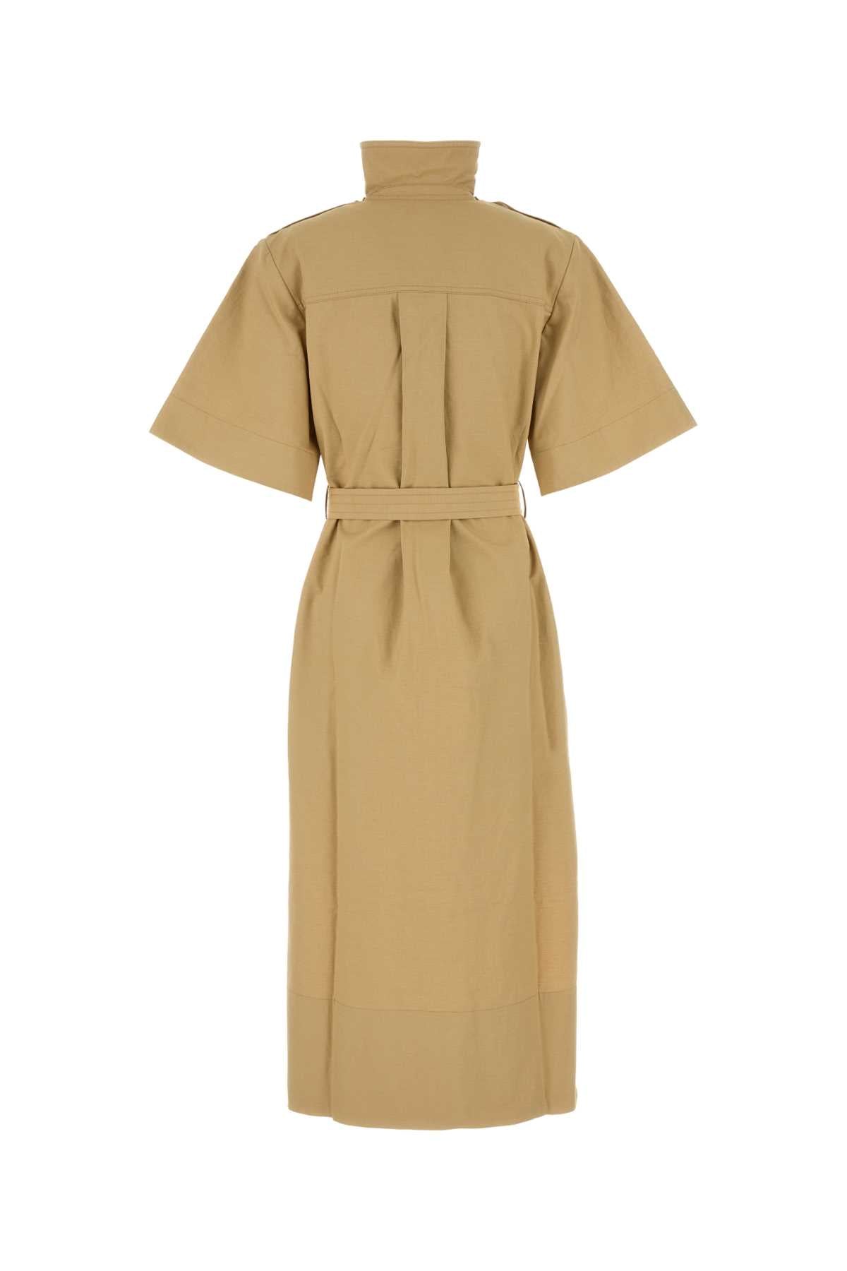 GANNI Cotton Blend Mini Dress for Women