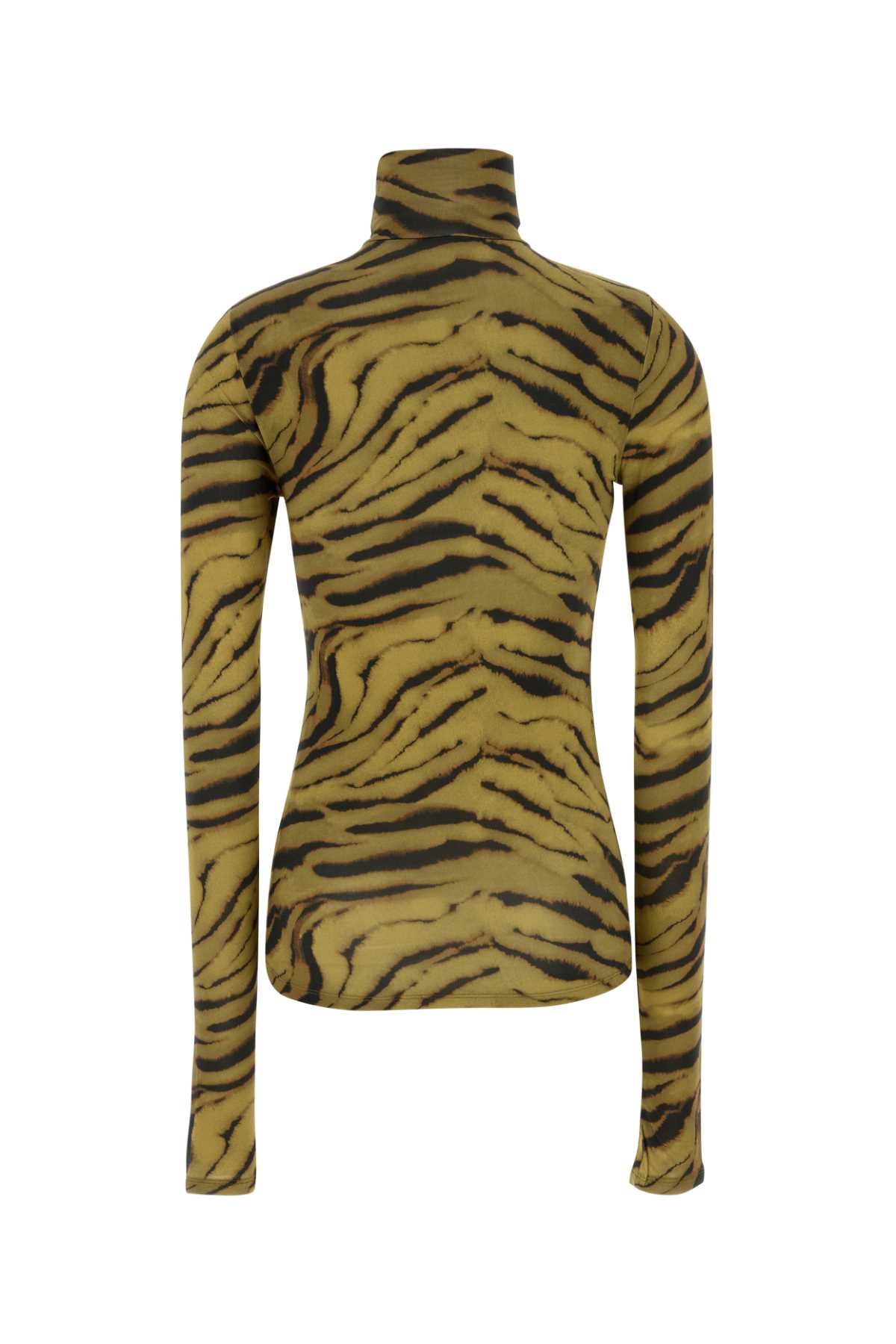 GANNI Printed Stretch Viscose Top for Women - FW25 Collection