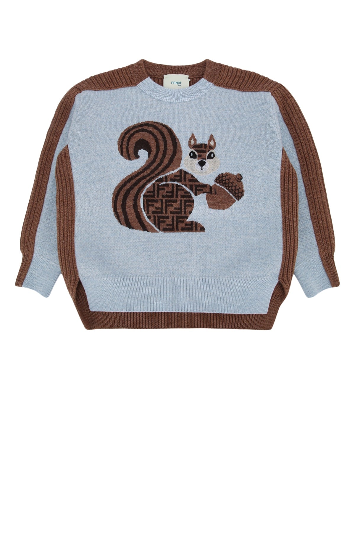 FENDI KIDS Mini Mascot Knit Sweater for Kids