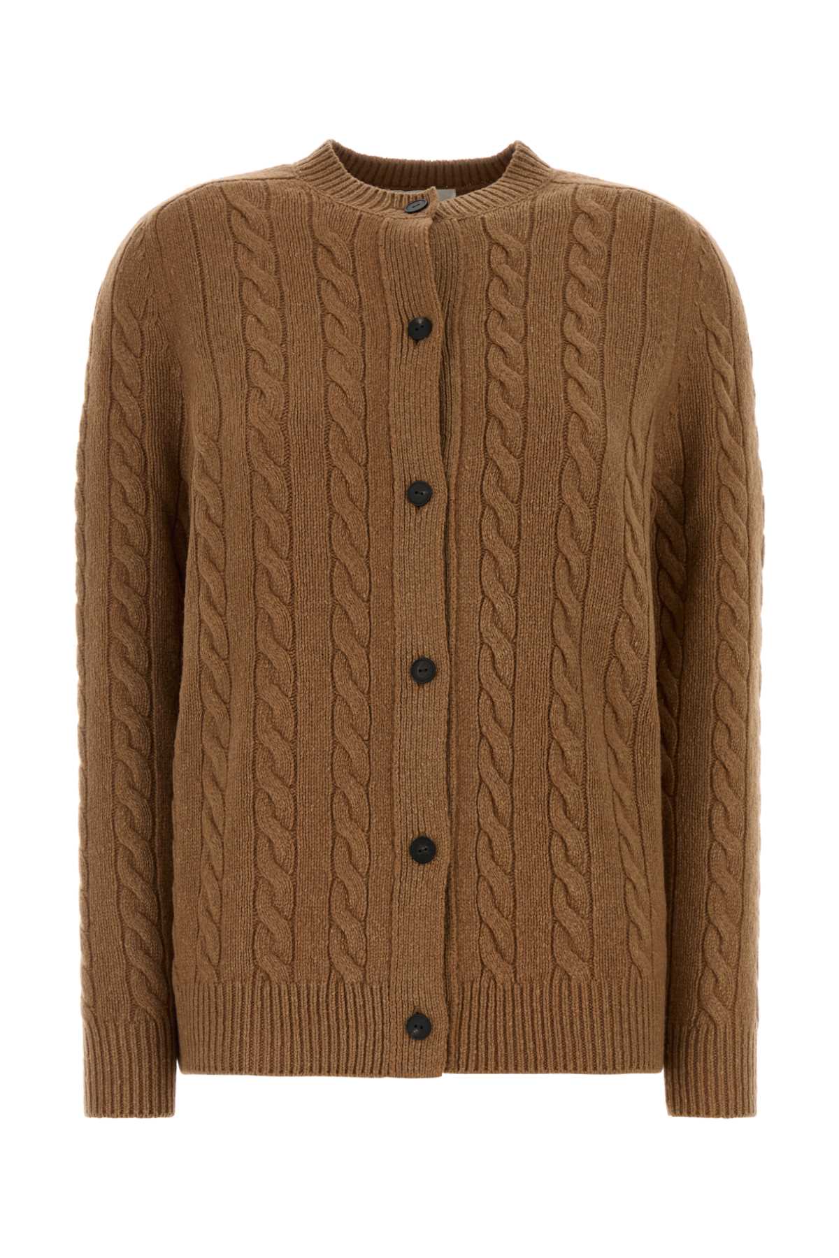 THE ROW Loneke Mini Wool Cardigan