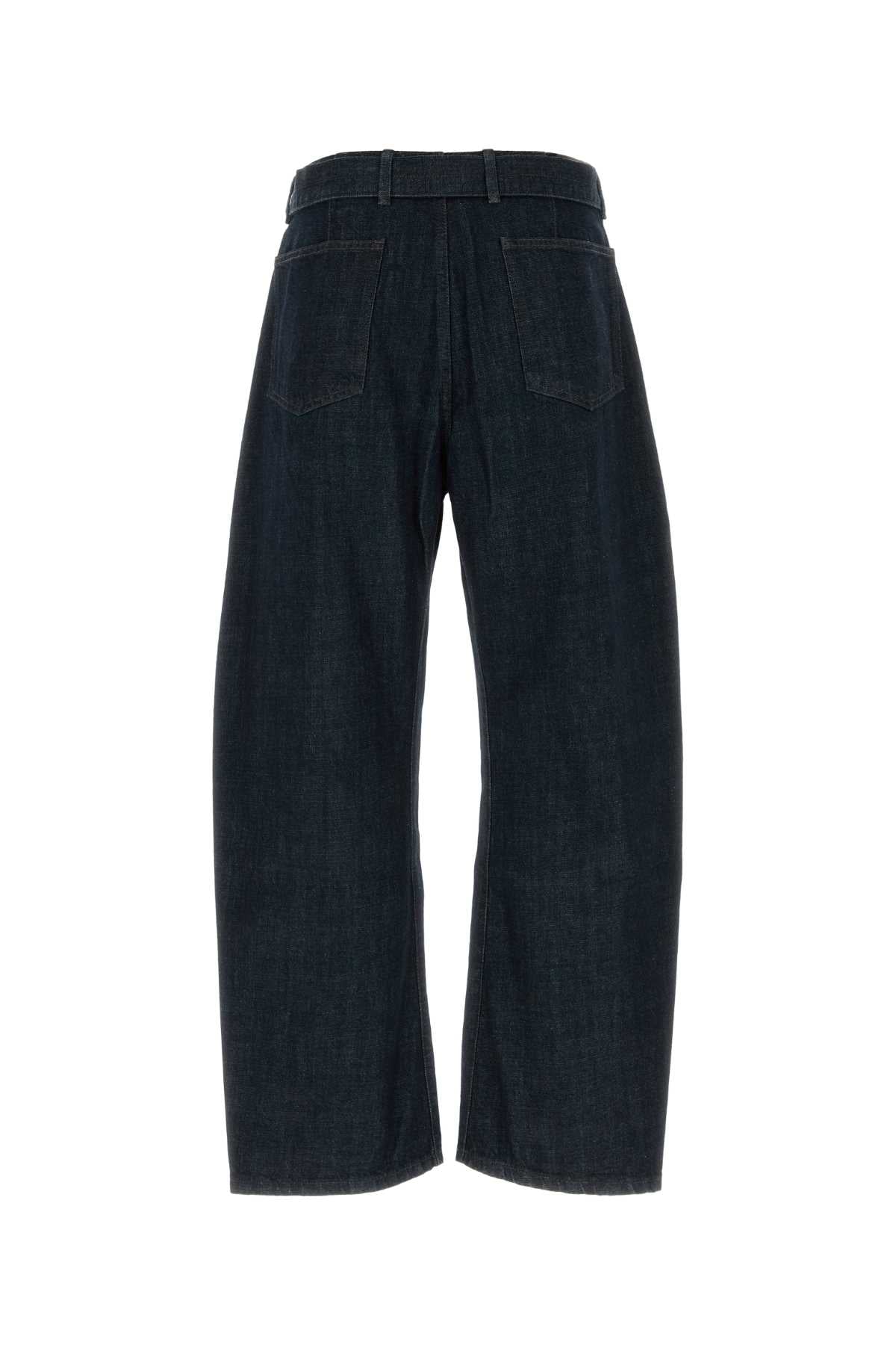 LEMAIRE Wide-Leg Twisted Belted Jeans