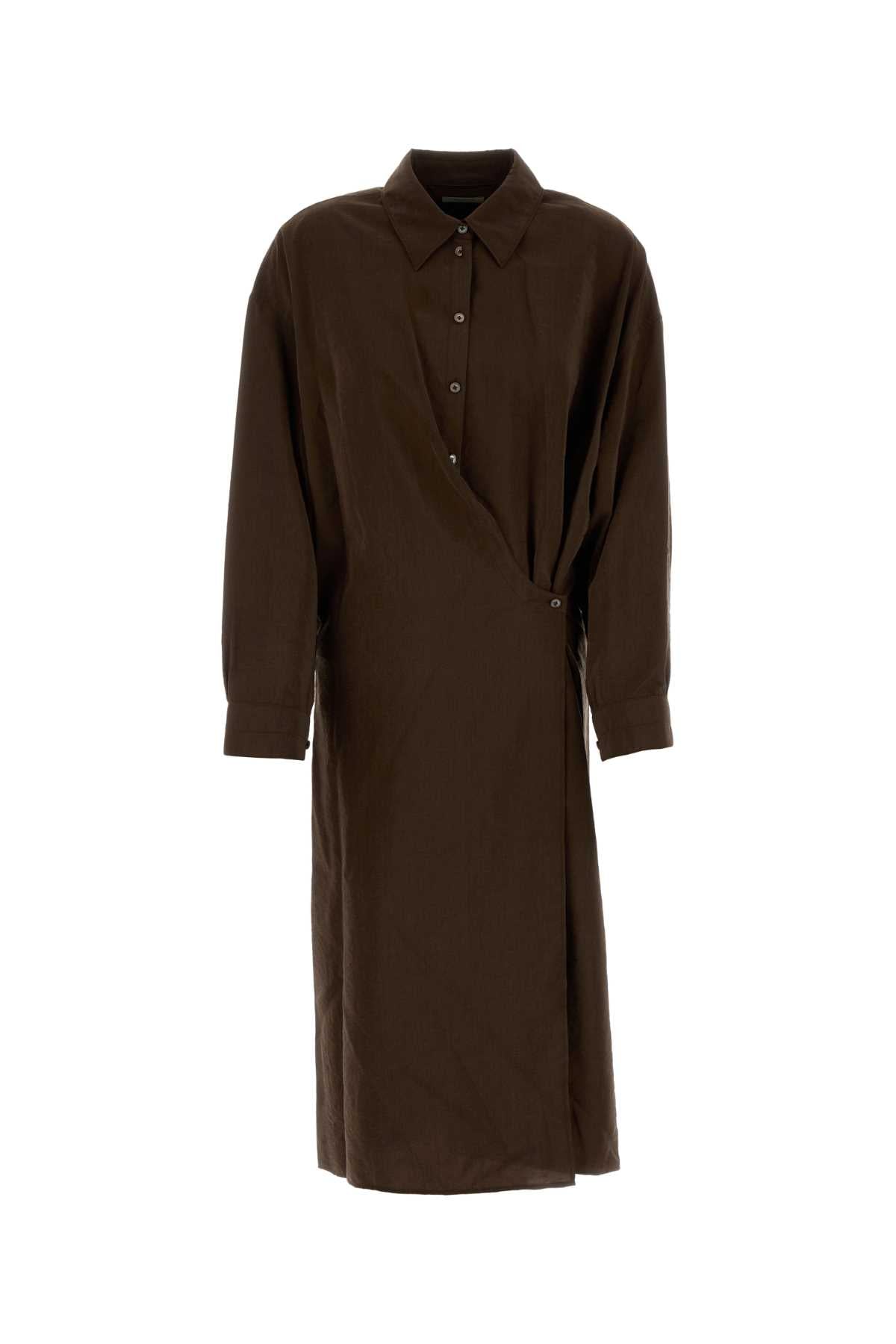 LEMAIRE Silk Blend Shirt Dress for Women