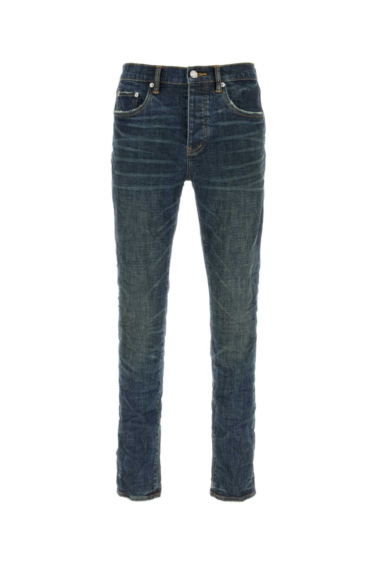 PURPLE DENIM Stretch Denim Jeans for Men - FW25 Collection