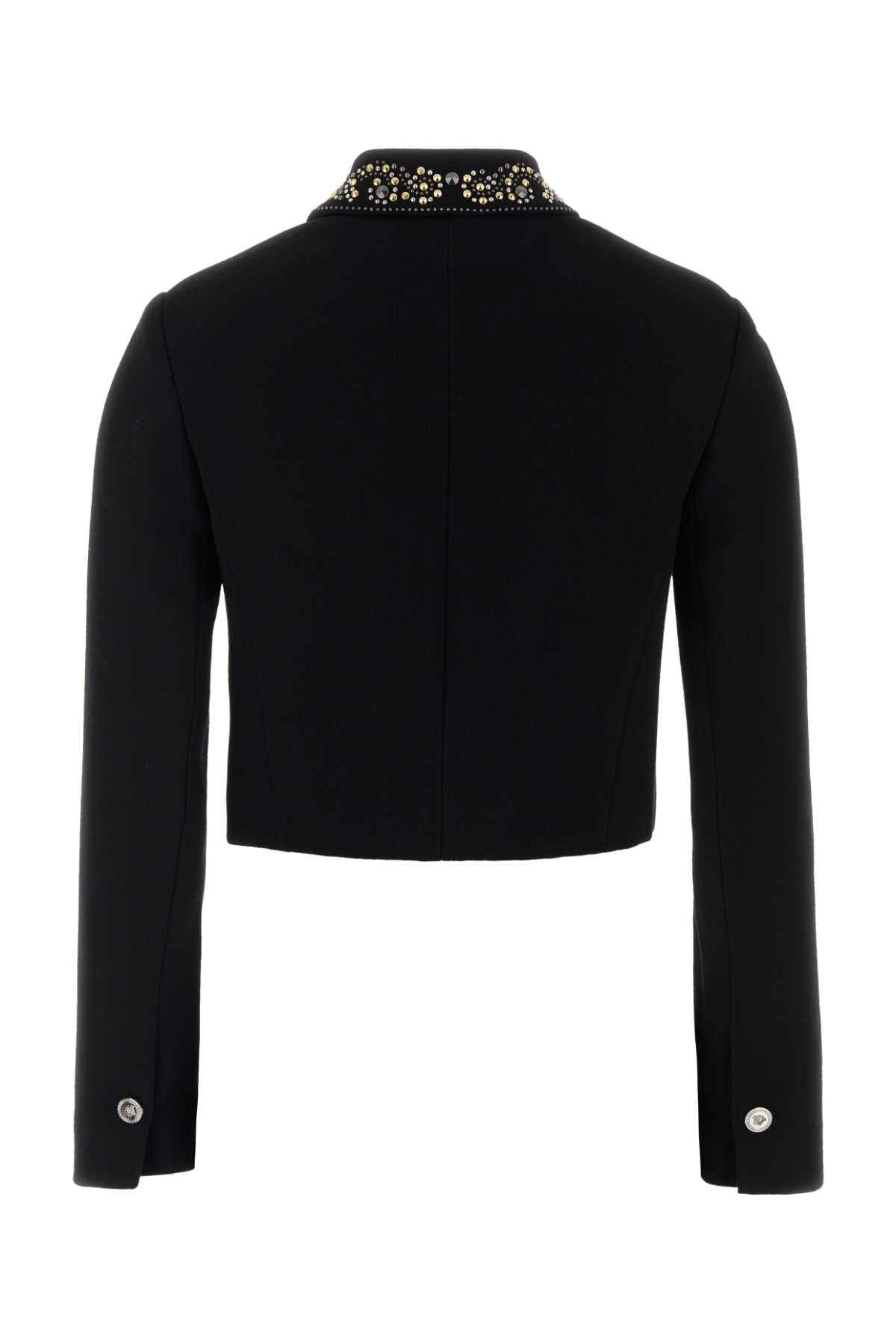 VERSACE Stylish Wool Blazer for Women