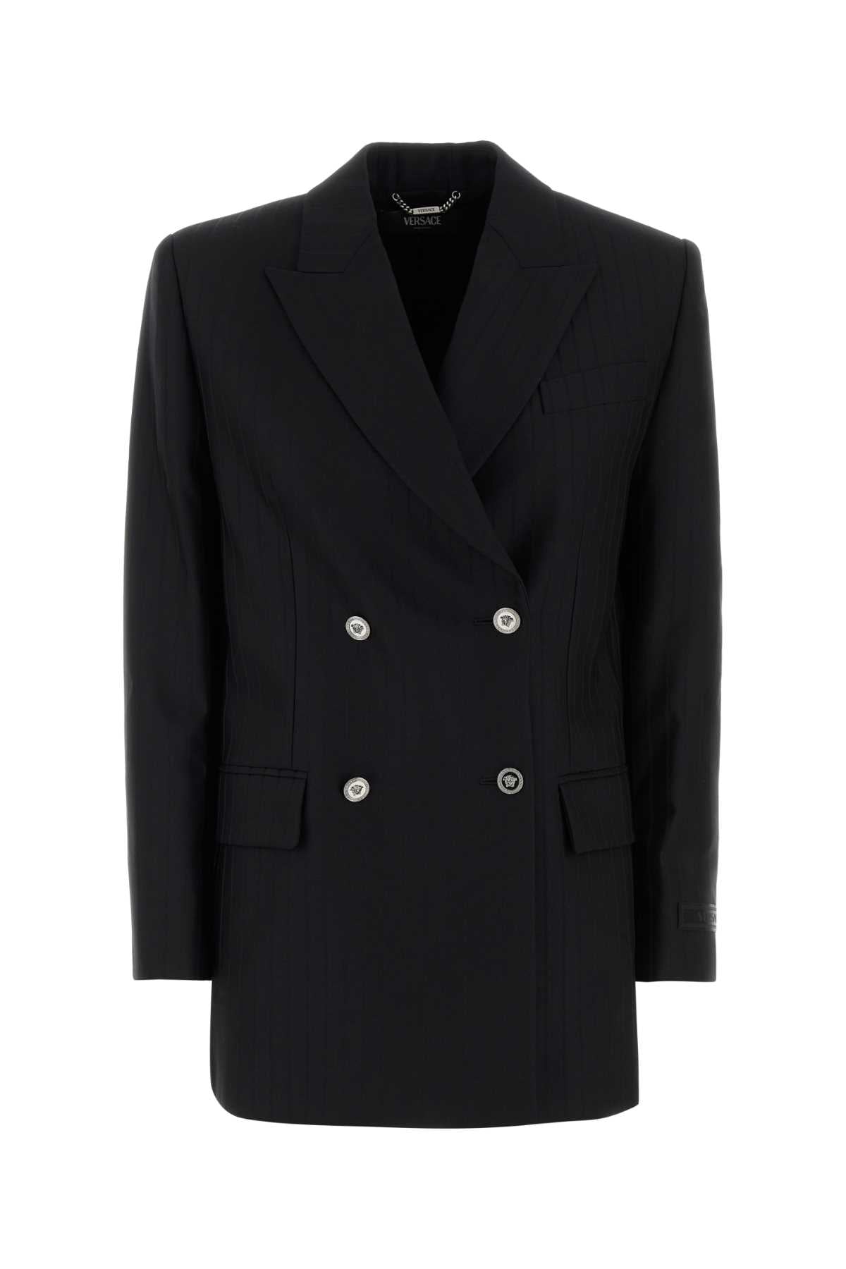 VERSACE Elegant Virgin Wool Blazer for Women