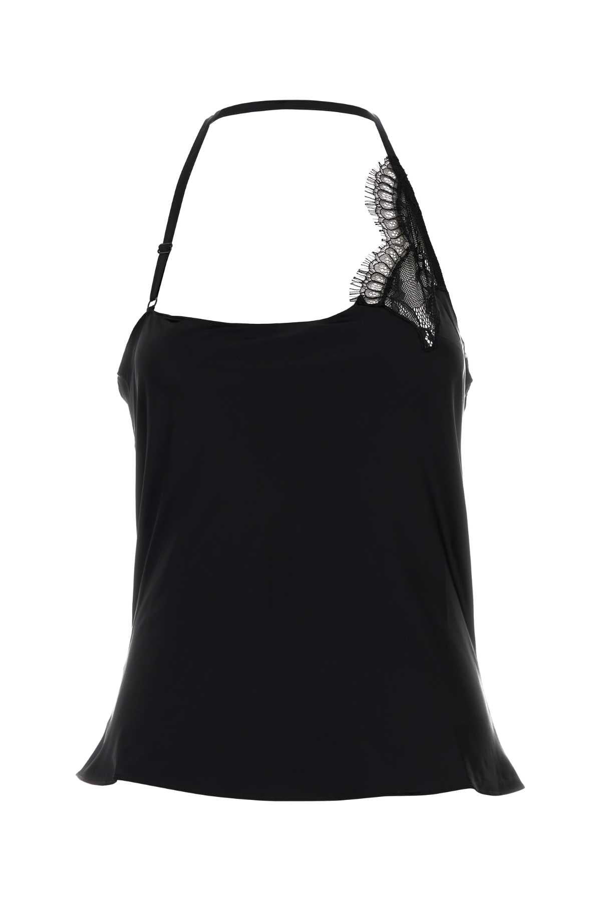 COURREGES Stretch Satin Mini Top for Women