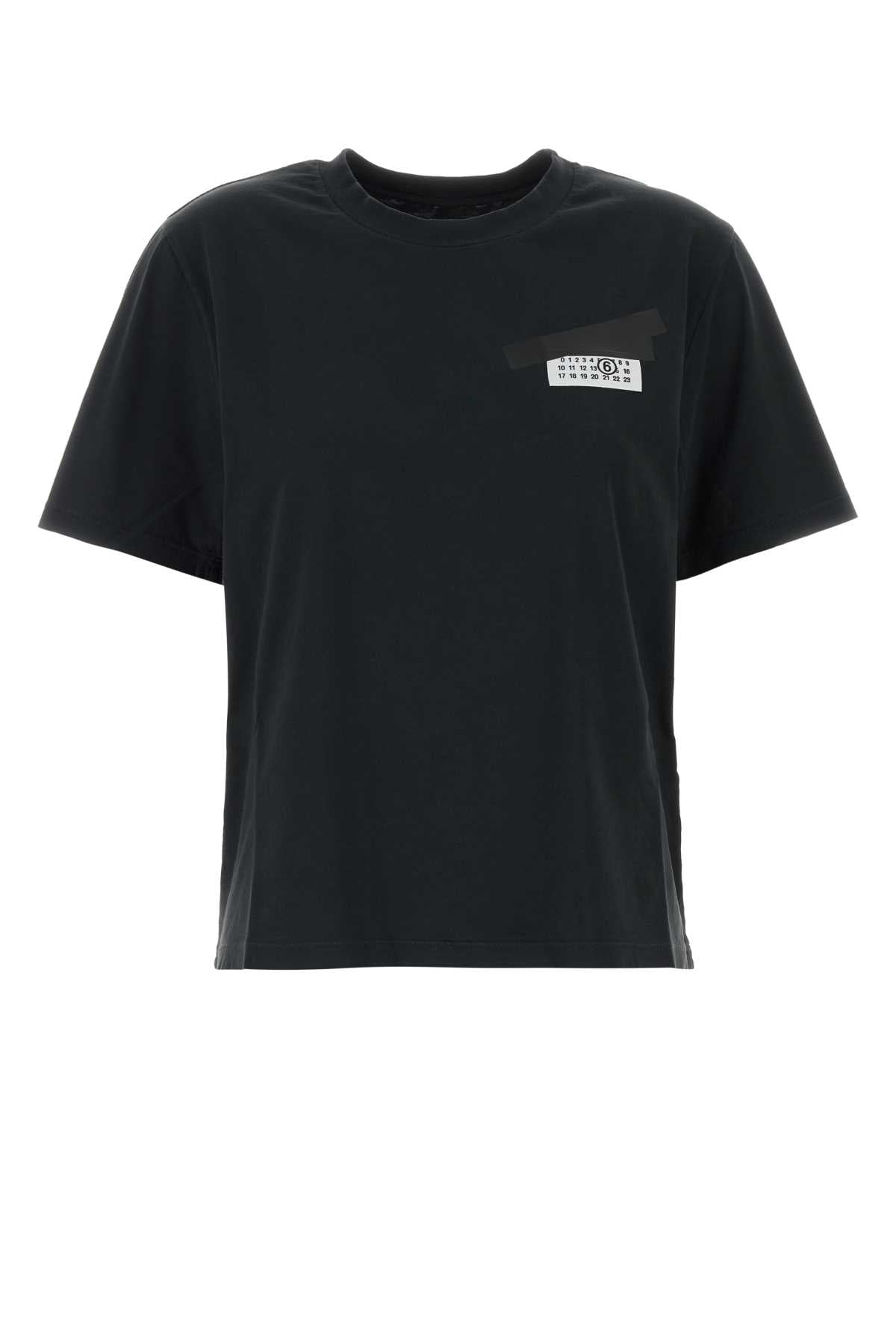 MM6 MAISON MARGIELA Slate Cotton T-Shirt - FW25 Collection for Women