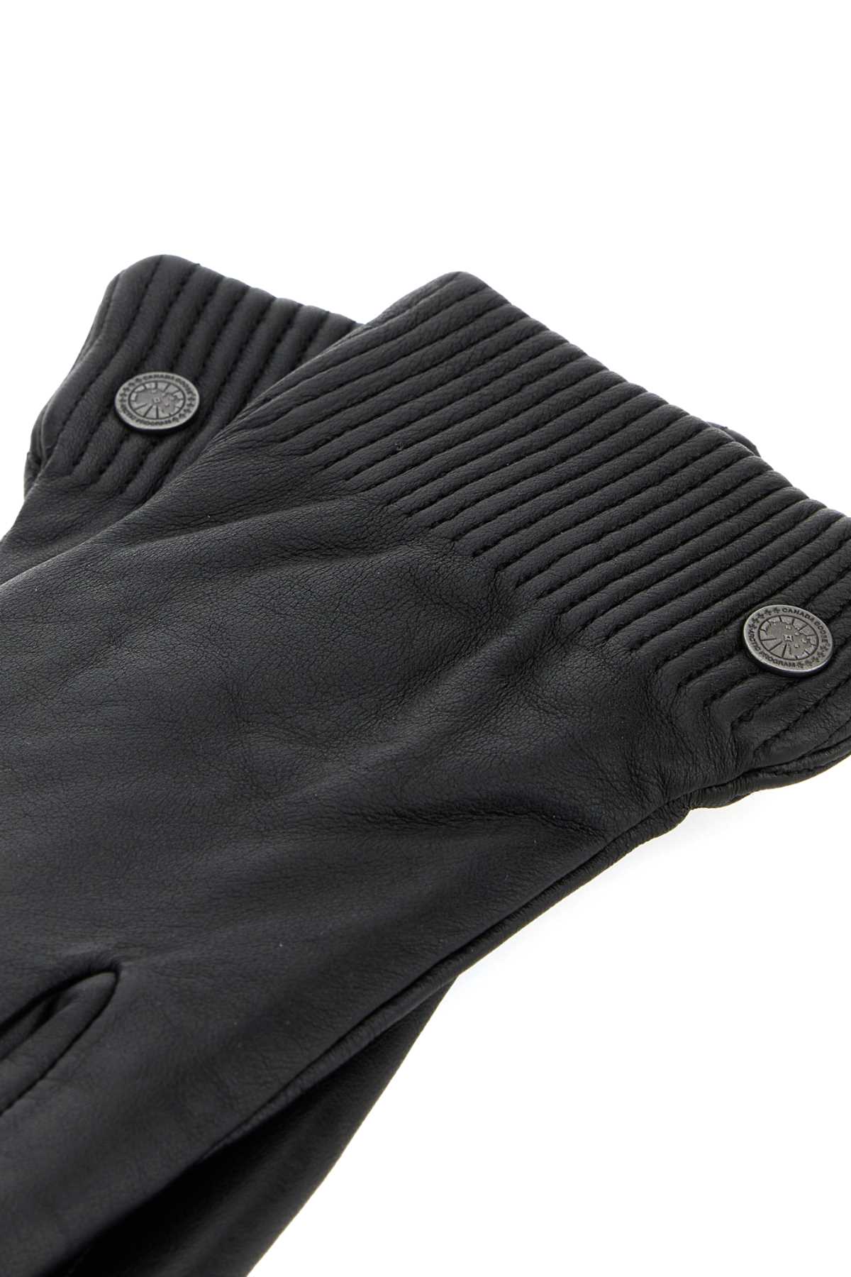 CANADA GOOSE Premium Leather Gloves for Men - FW25 Collection