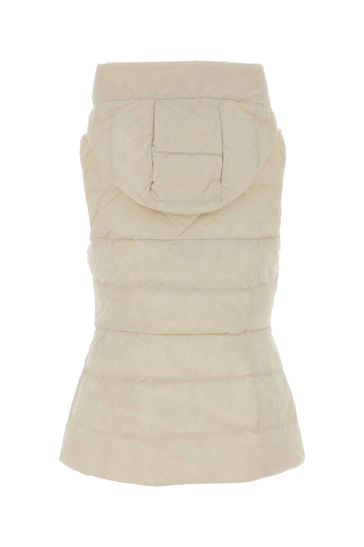 CANADA GOOSE Ivory Stretch Nylon Mini Clair Vest