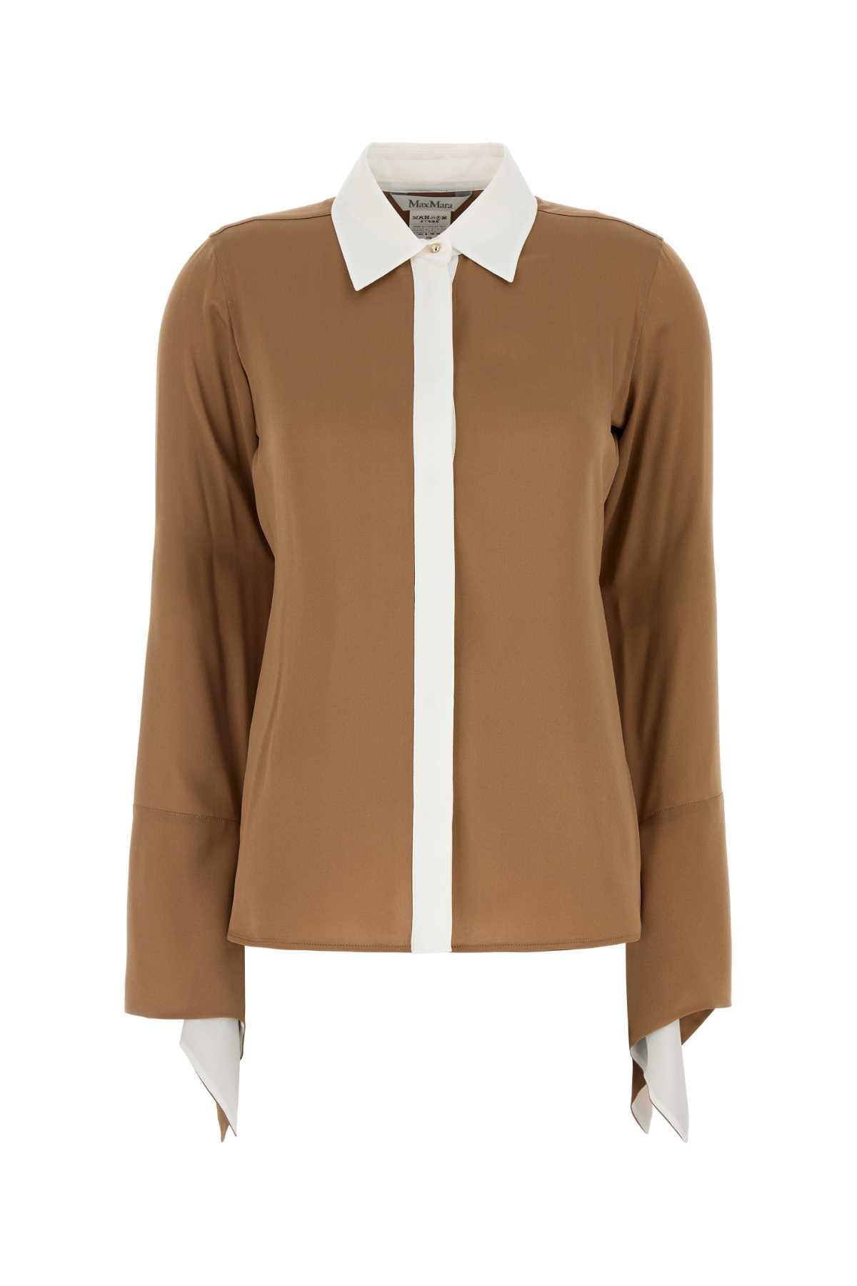MAX MARA Silk Crepe Pio Shirt for Women