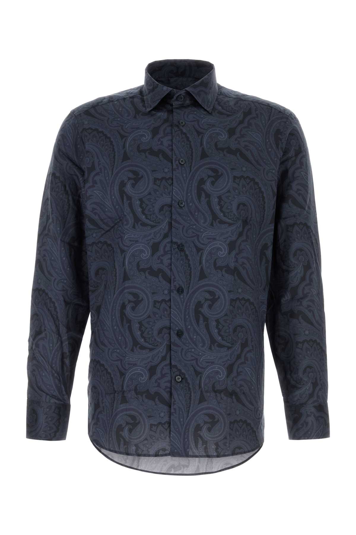 ETRO Printed Cotton Shirt for Men - FW25 Collection